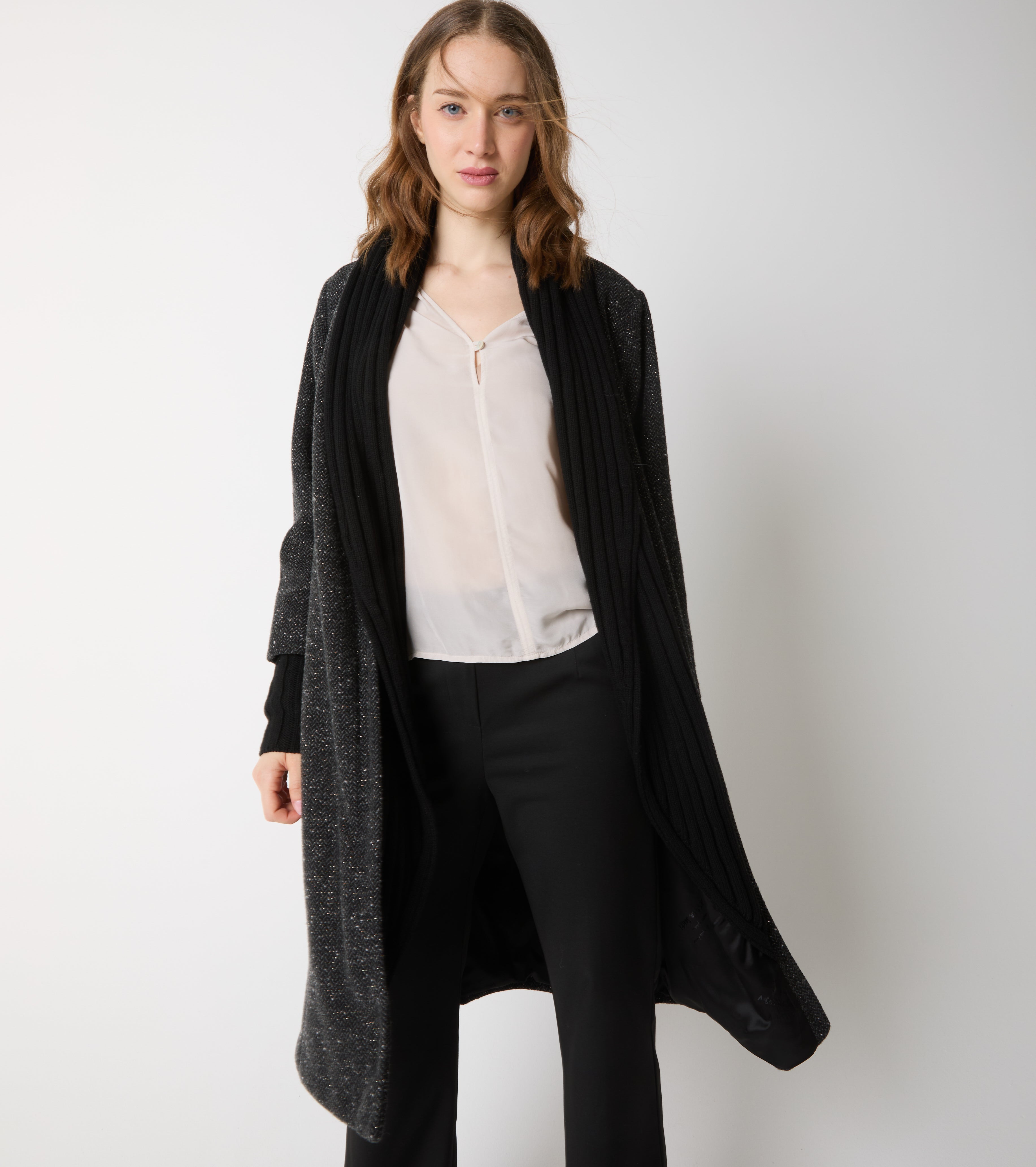 Blusa con scollo a V