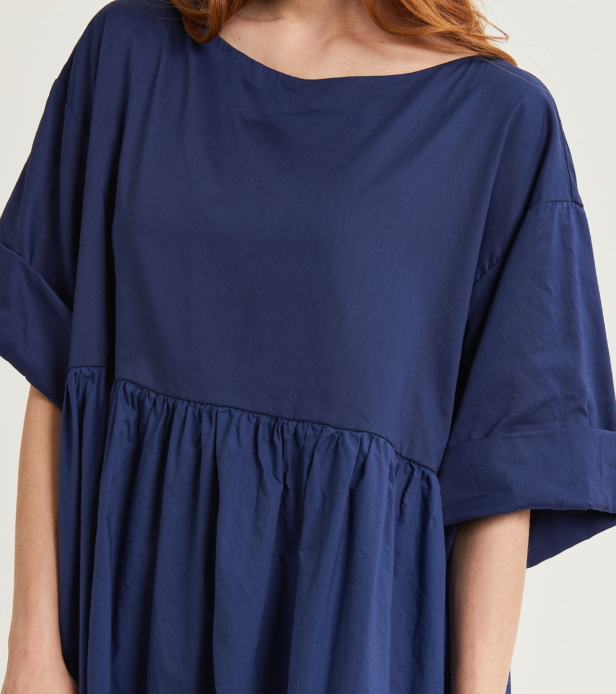 Dress with kimono sleeves