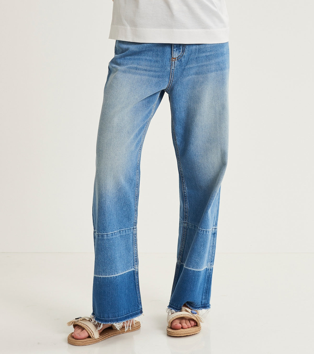 Jeans flare cropped da donna