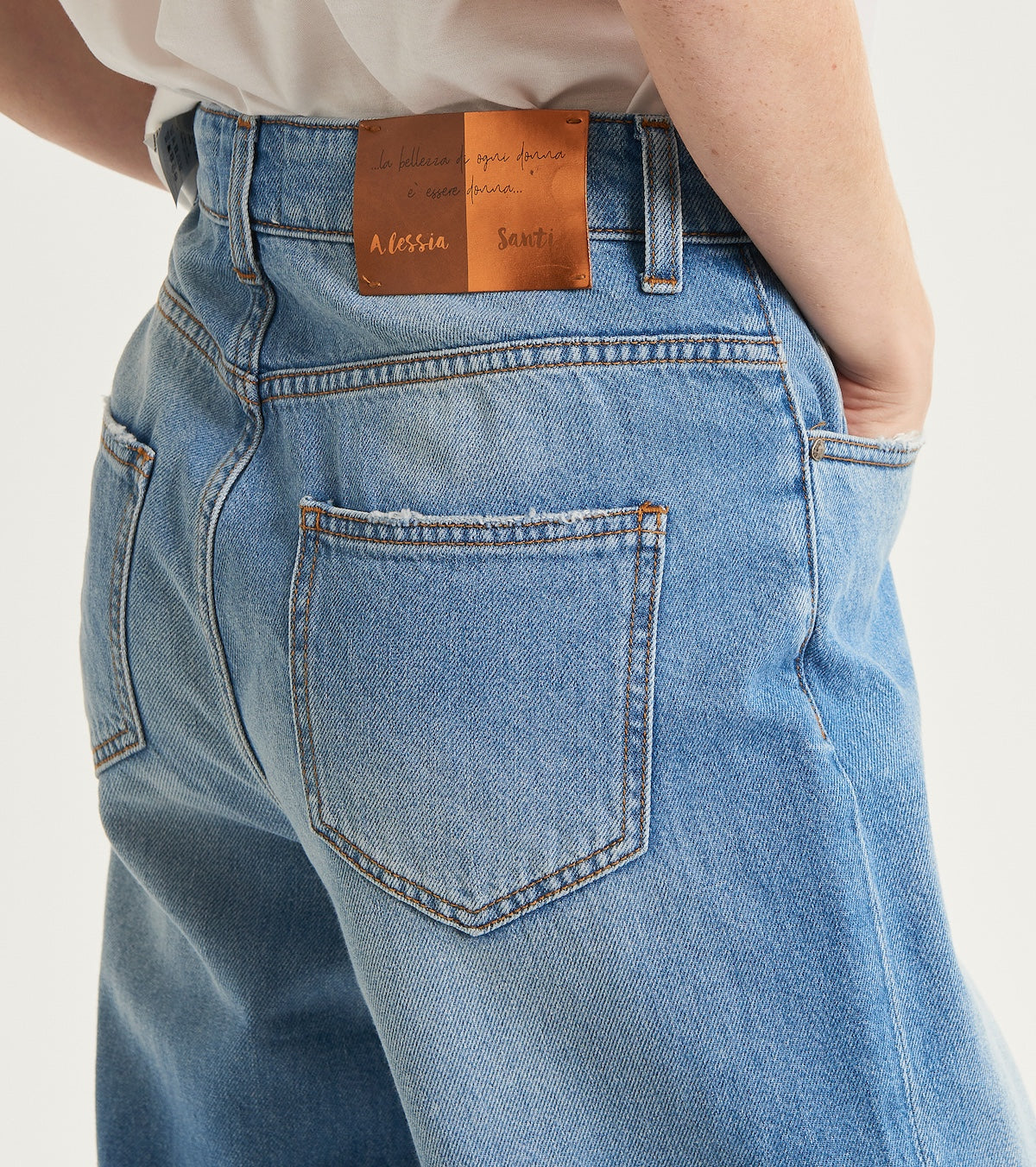 Jeans flare cropped da donna
