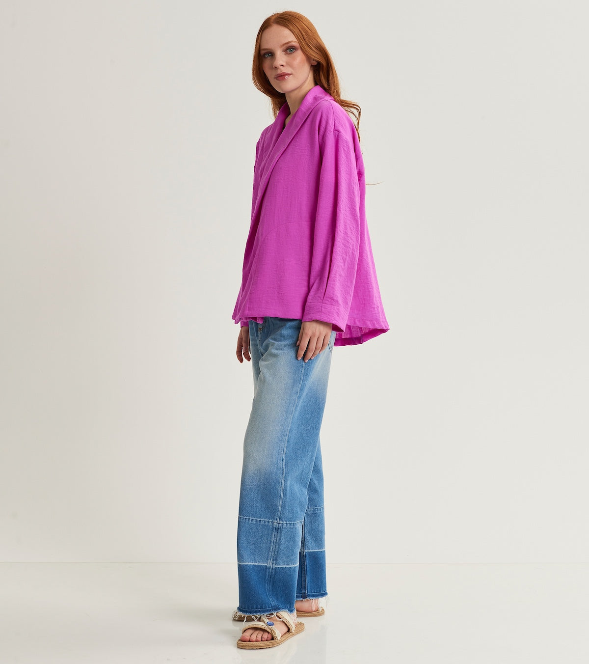 Jeans flare cropped da donna