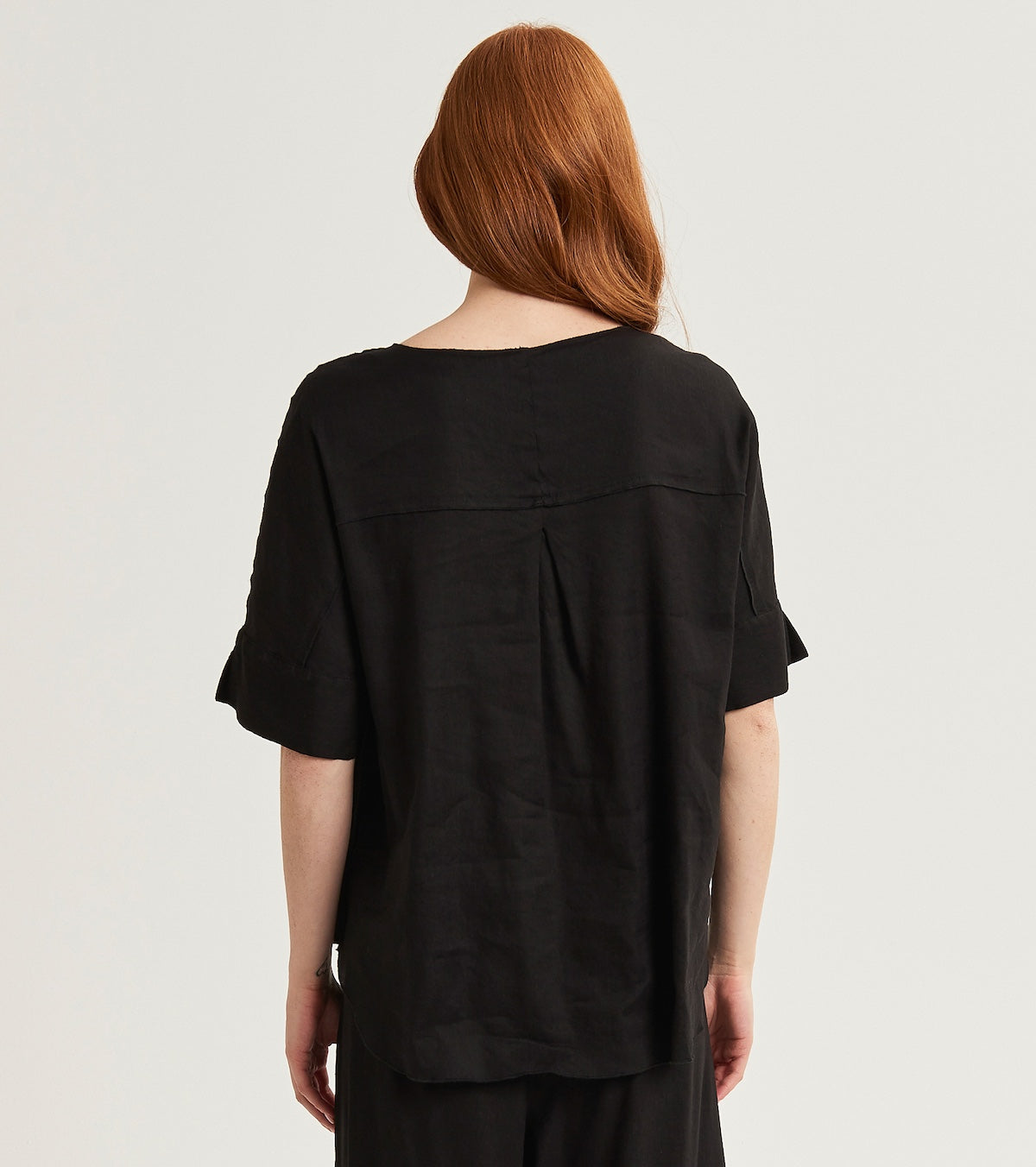 Blouse with three-quarter sleeves