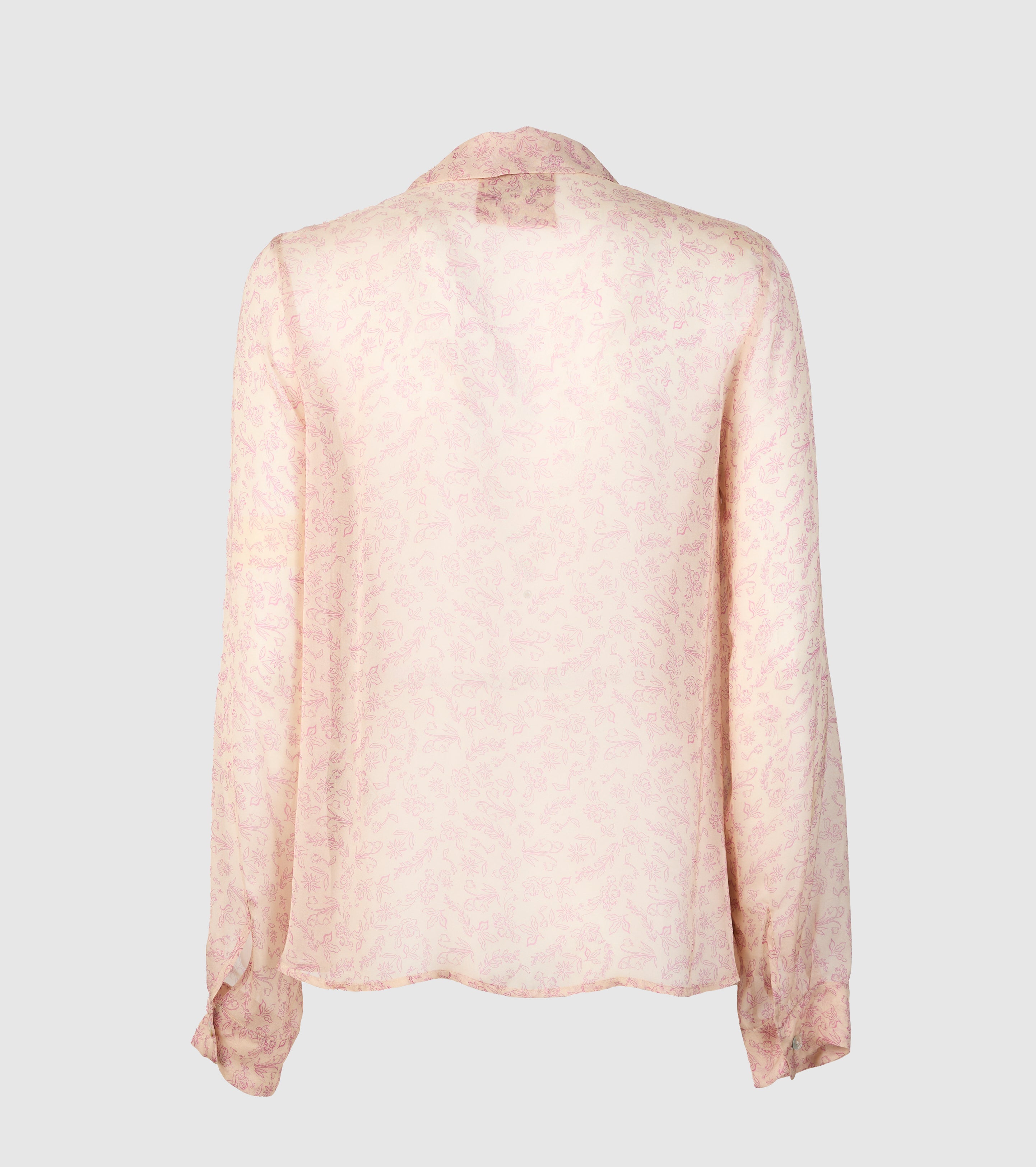 Blusa in seta con stampa