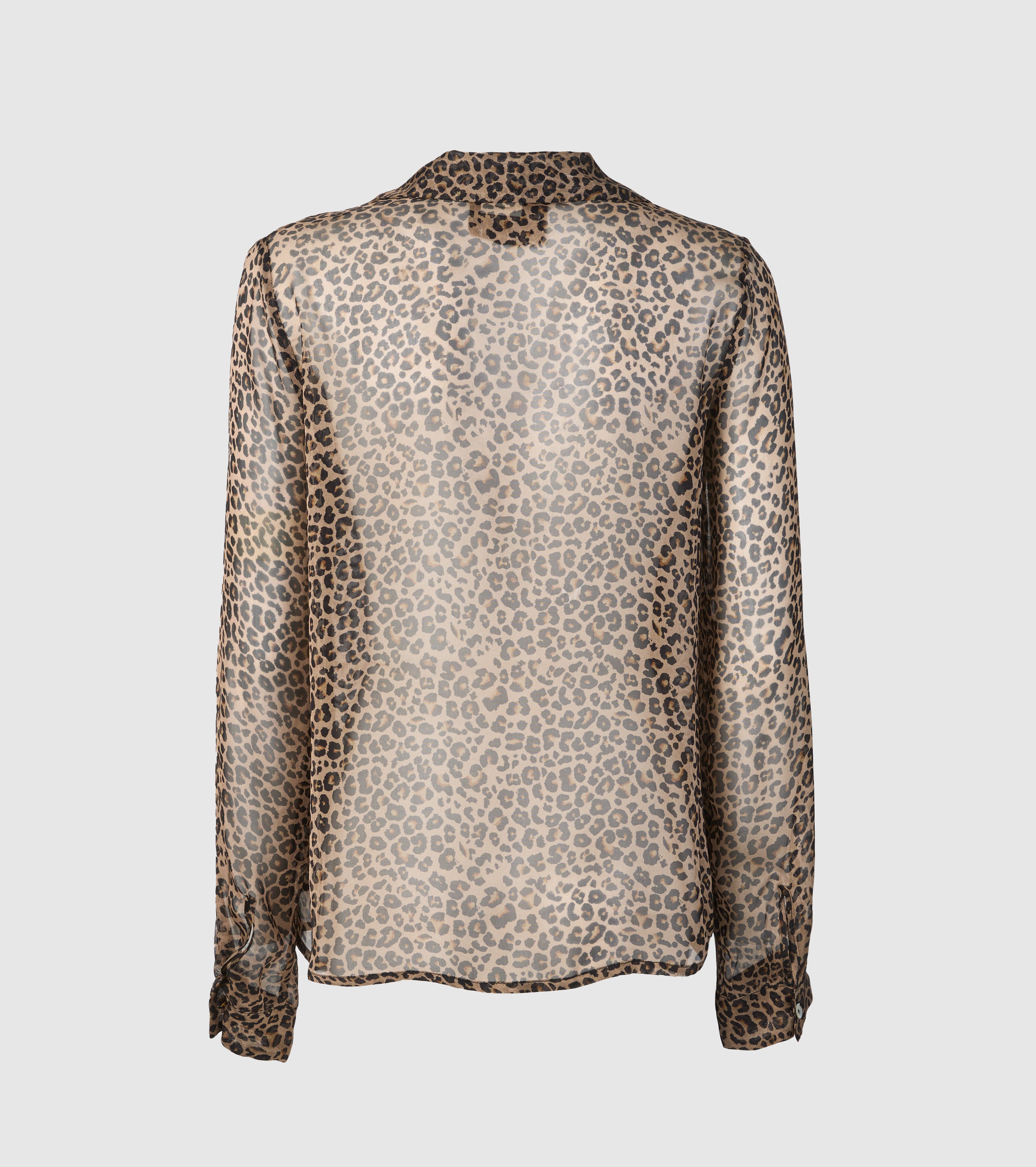 Blusa in seta con stampa