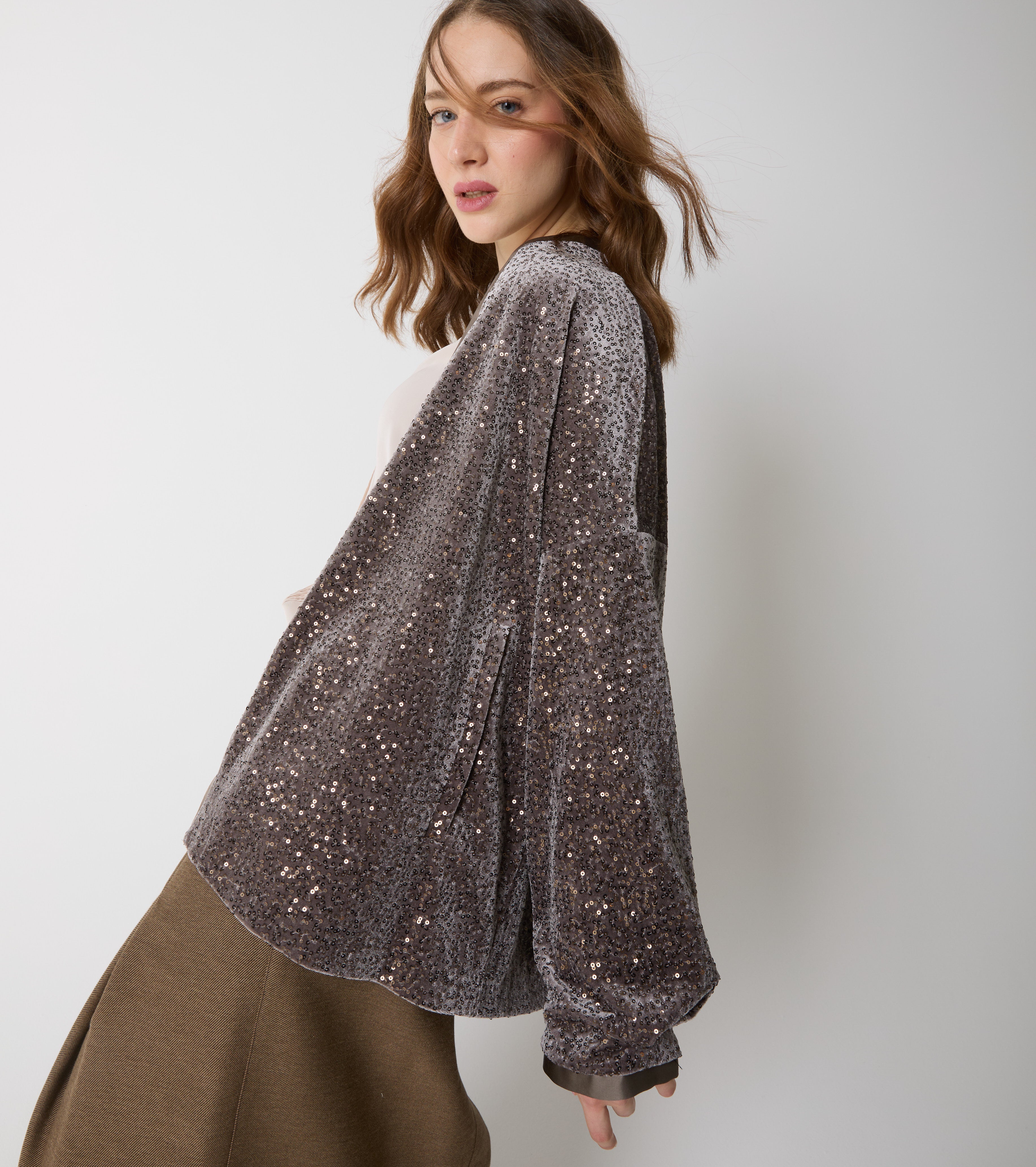 Giacca con paillettes
