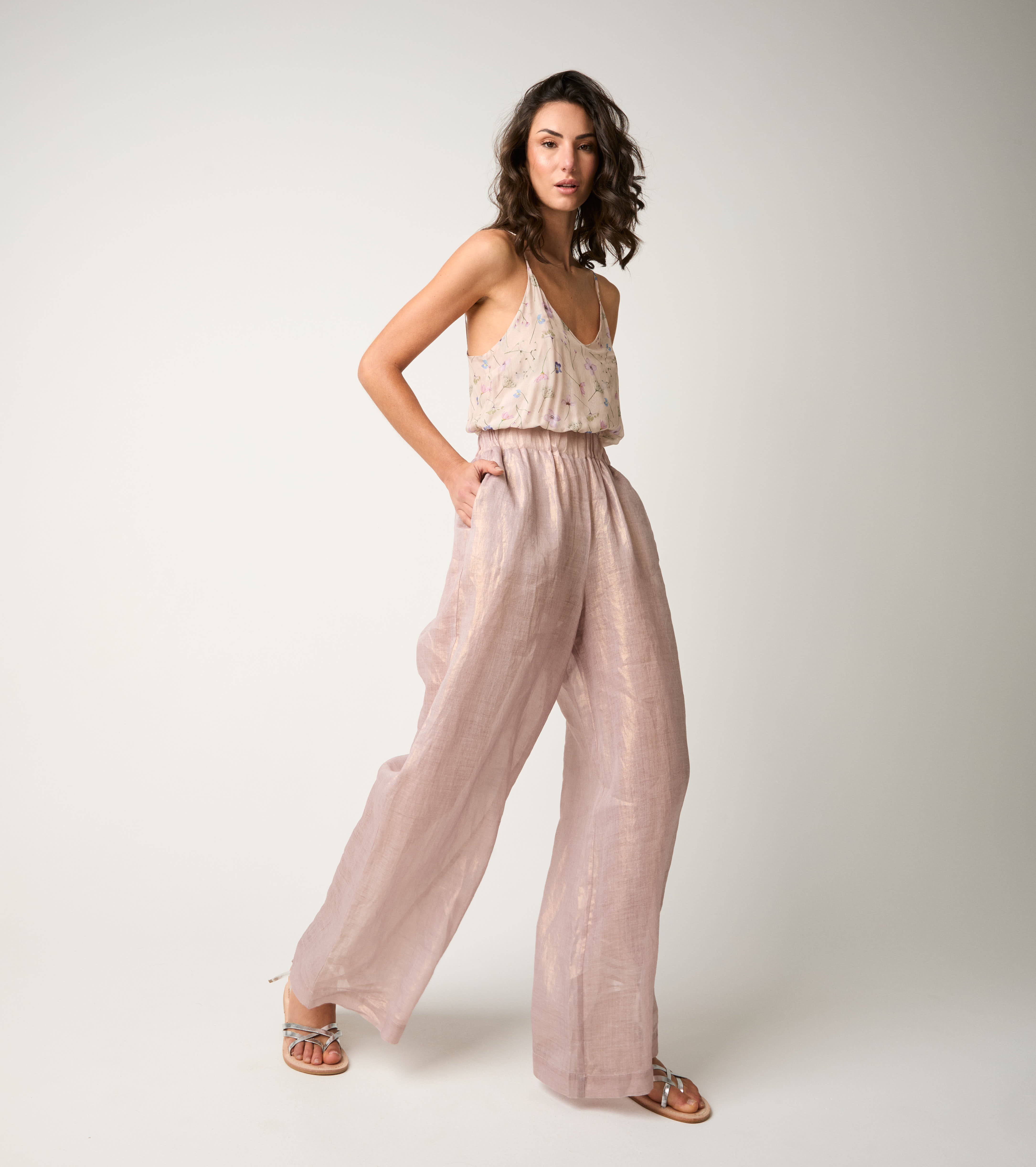 Jumpsuit with floral print