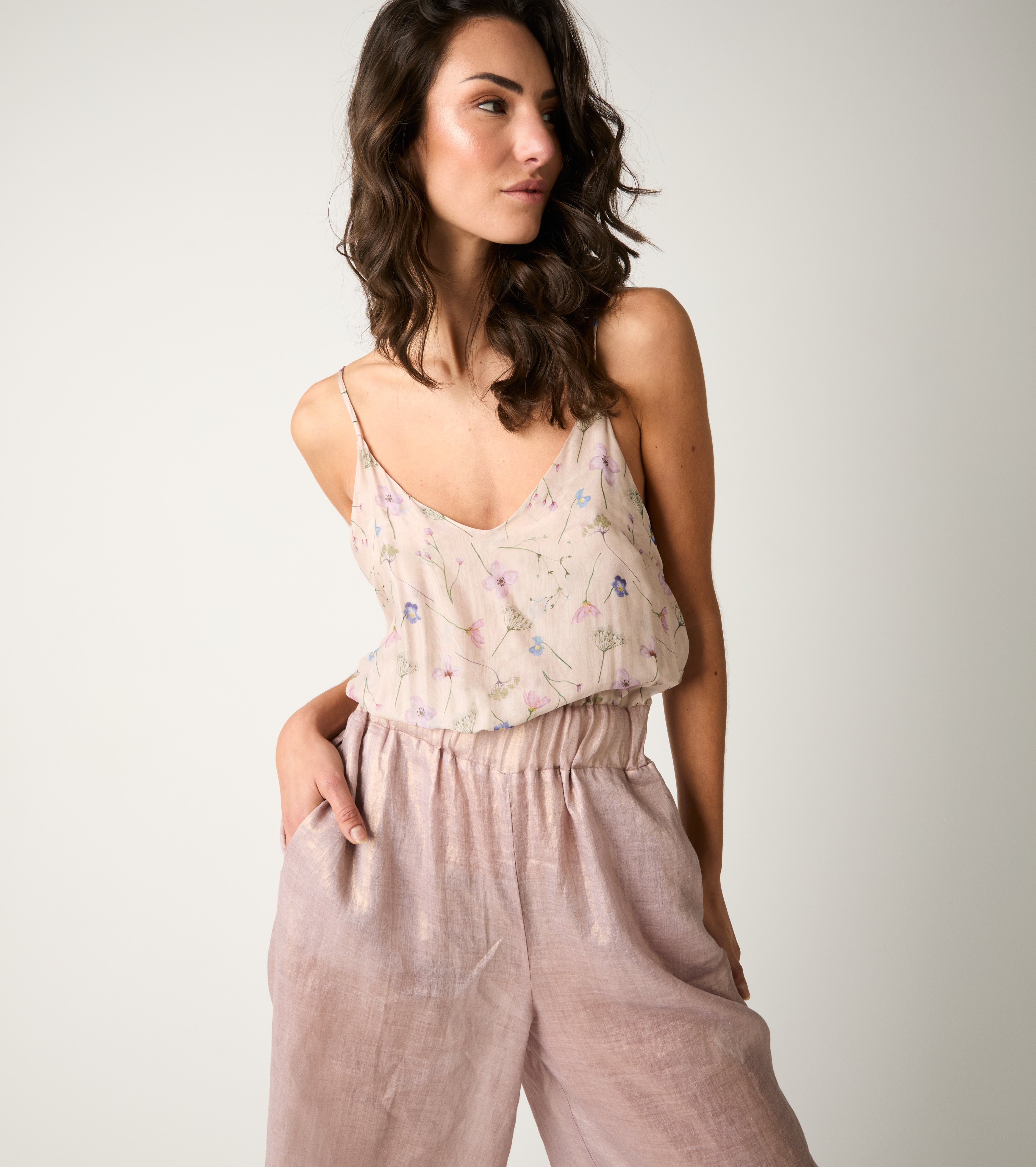 Jumpsuit with floral print