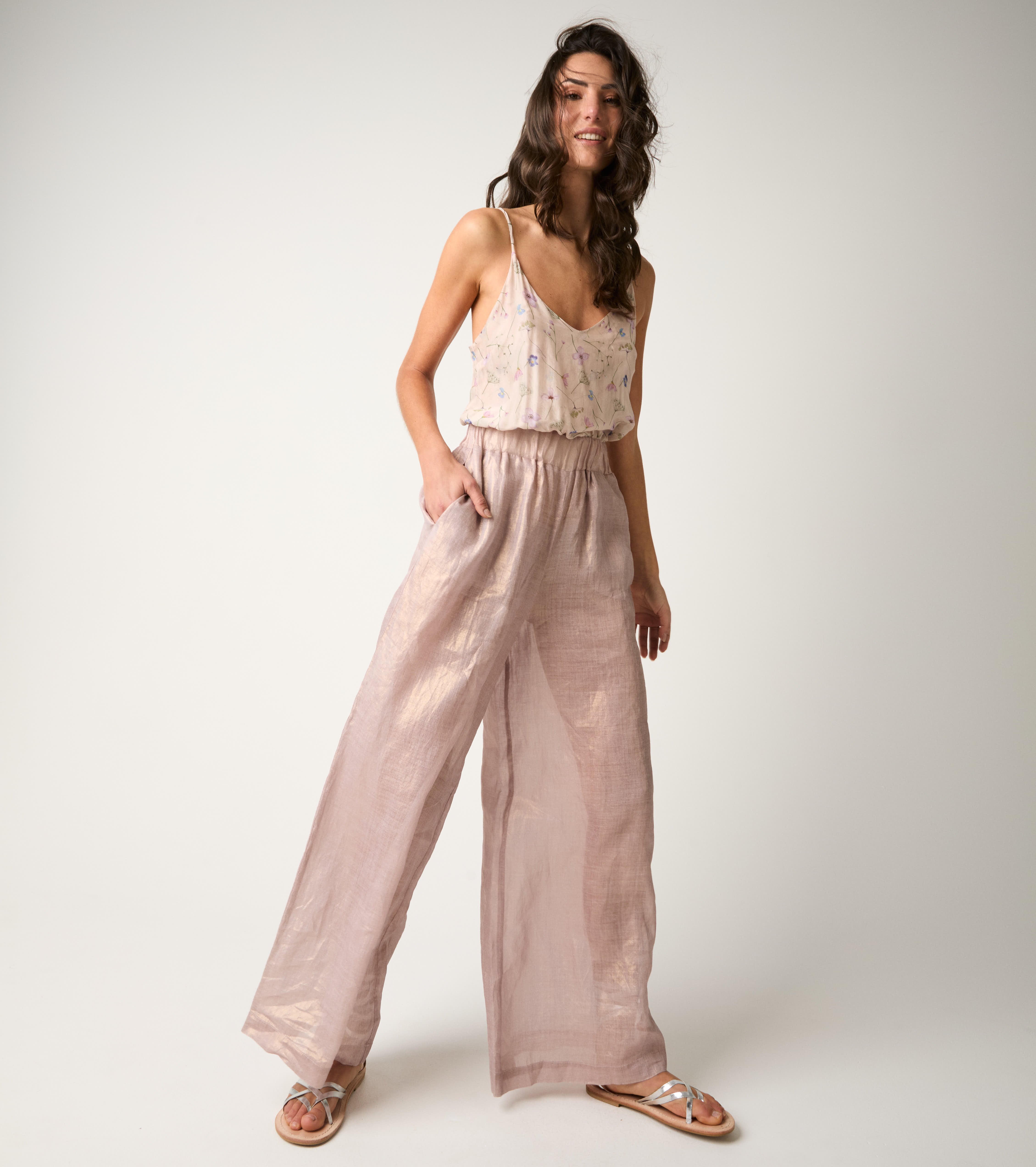 Jumpsuit with floral print