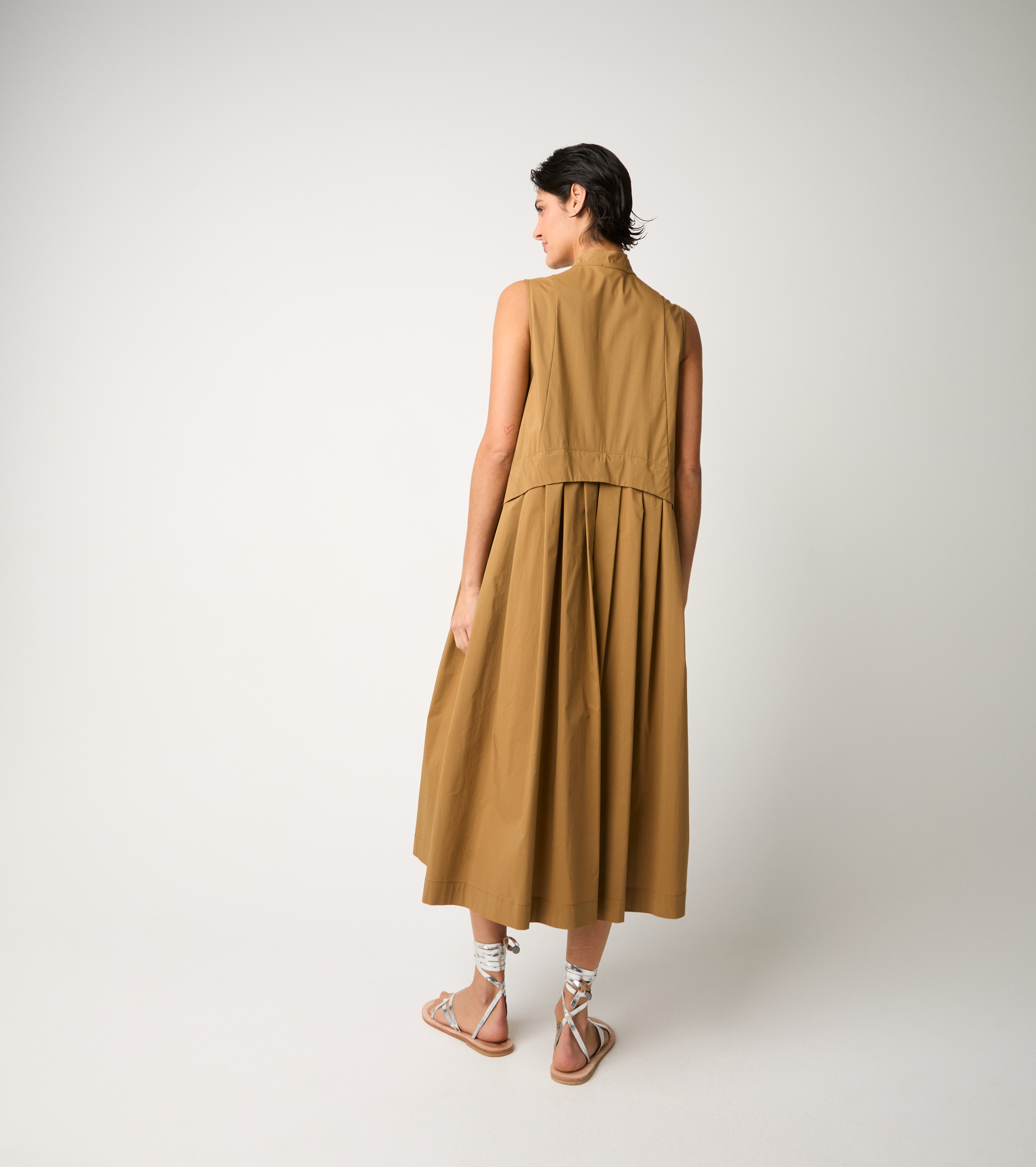 Abito in cotone stretch ermellino