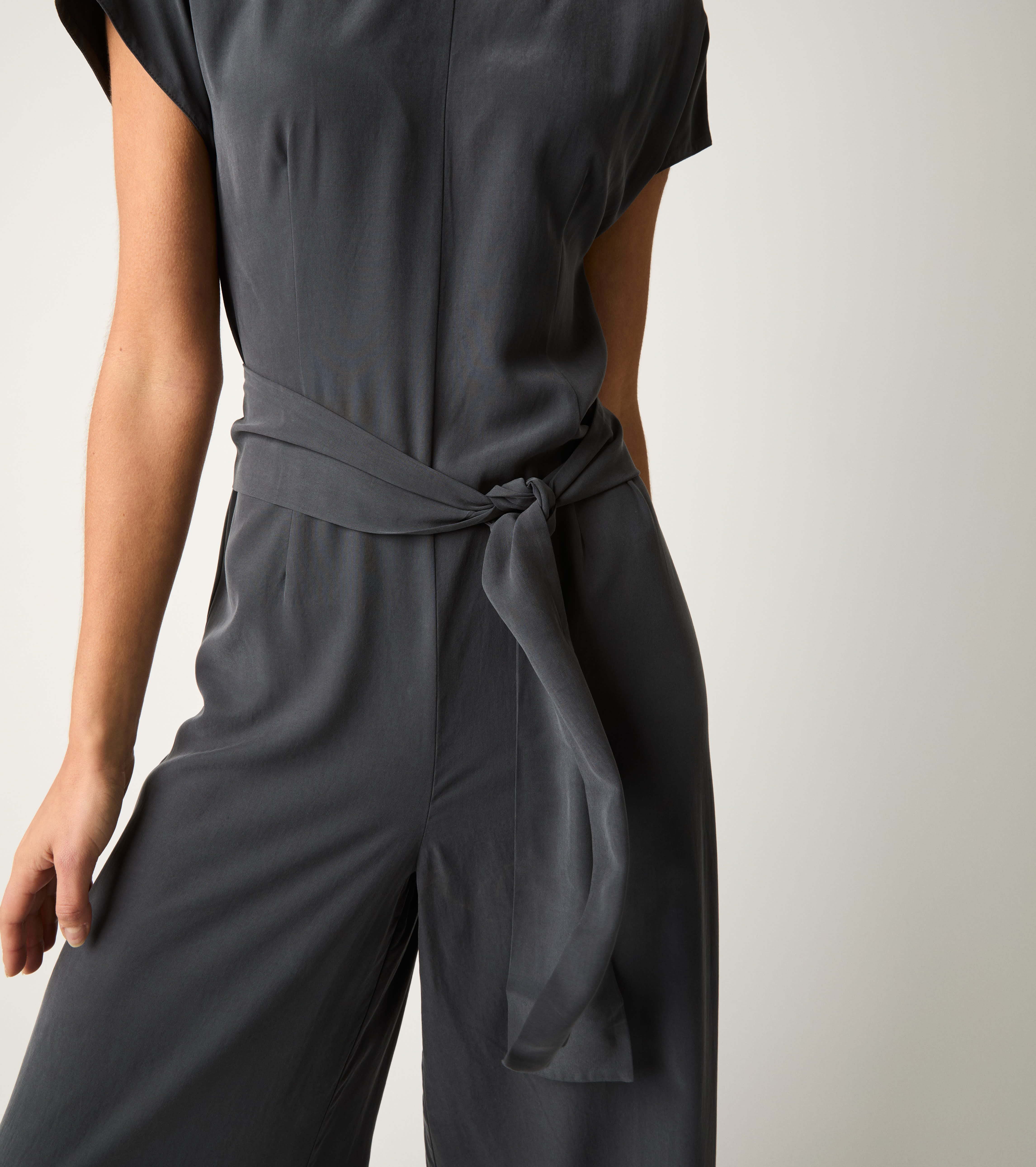 Tuta con maniche corte lavagna