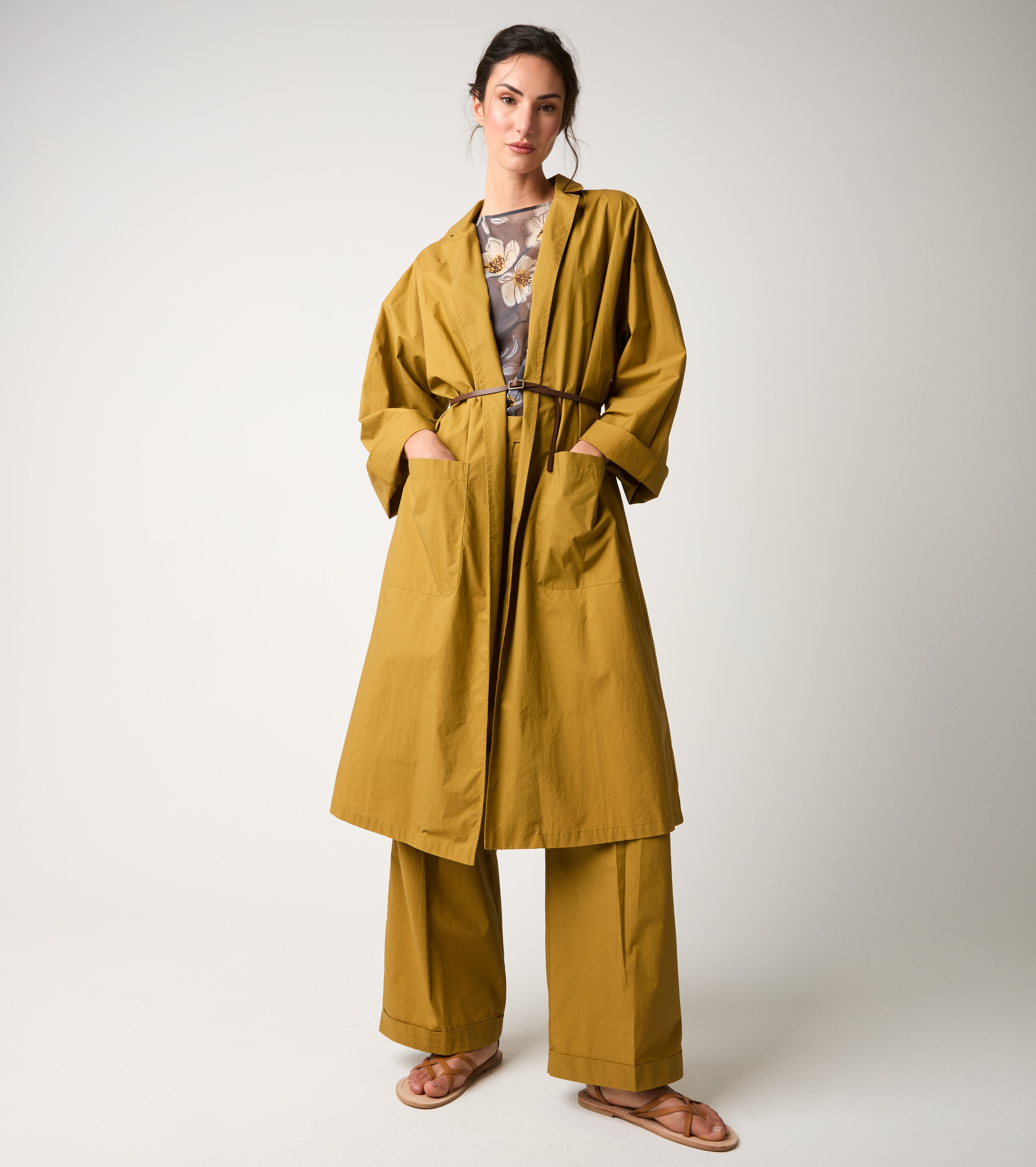 Trench antigoccia con revers evo