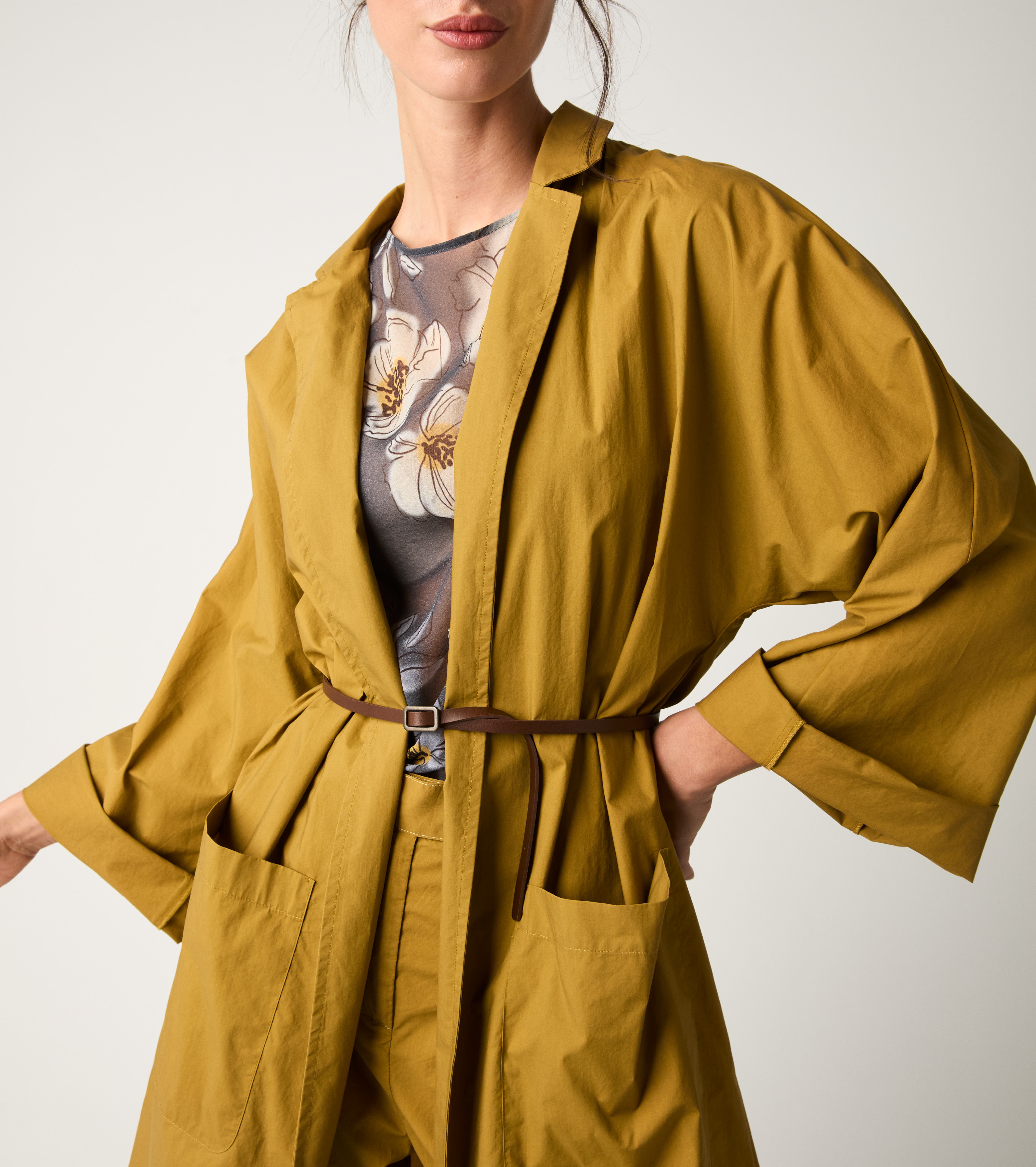 Trench antigoccia con revers evo