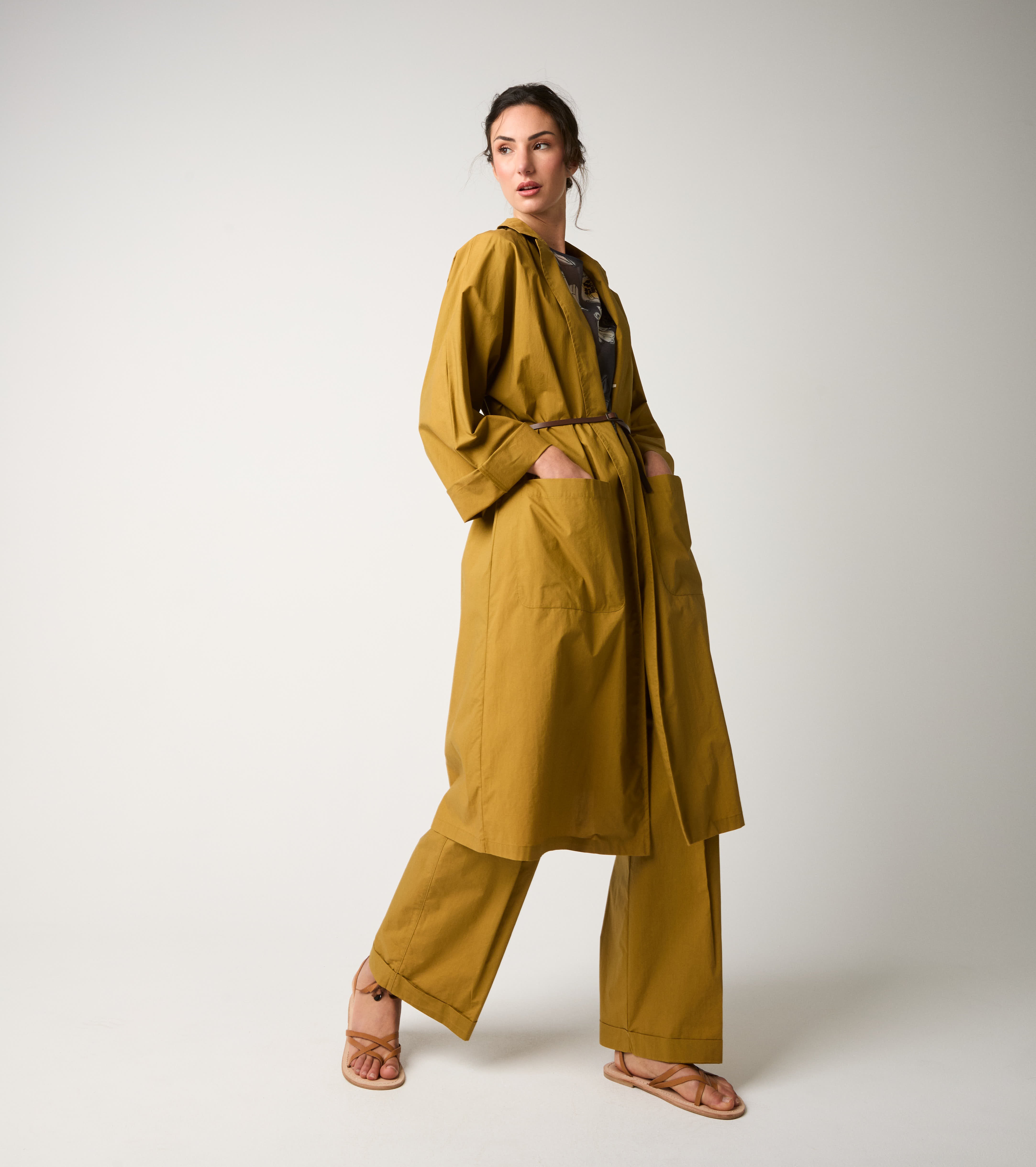 Trench antigoccia con revers evo