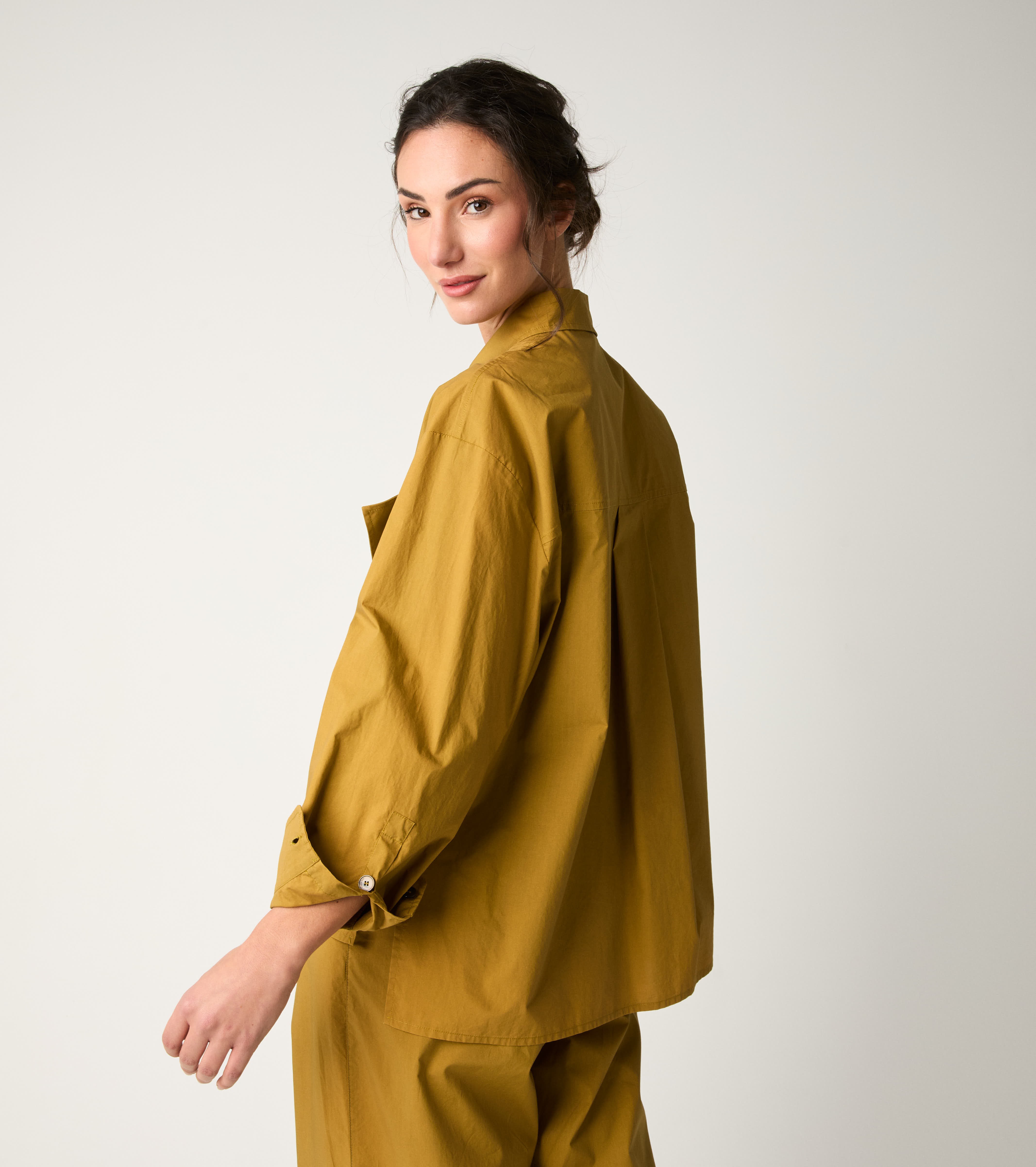 Риза от поплин с джобове evo