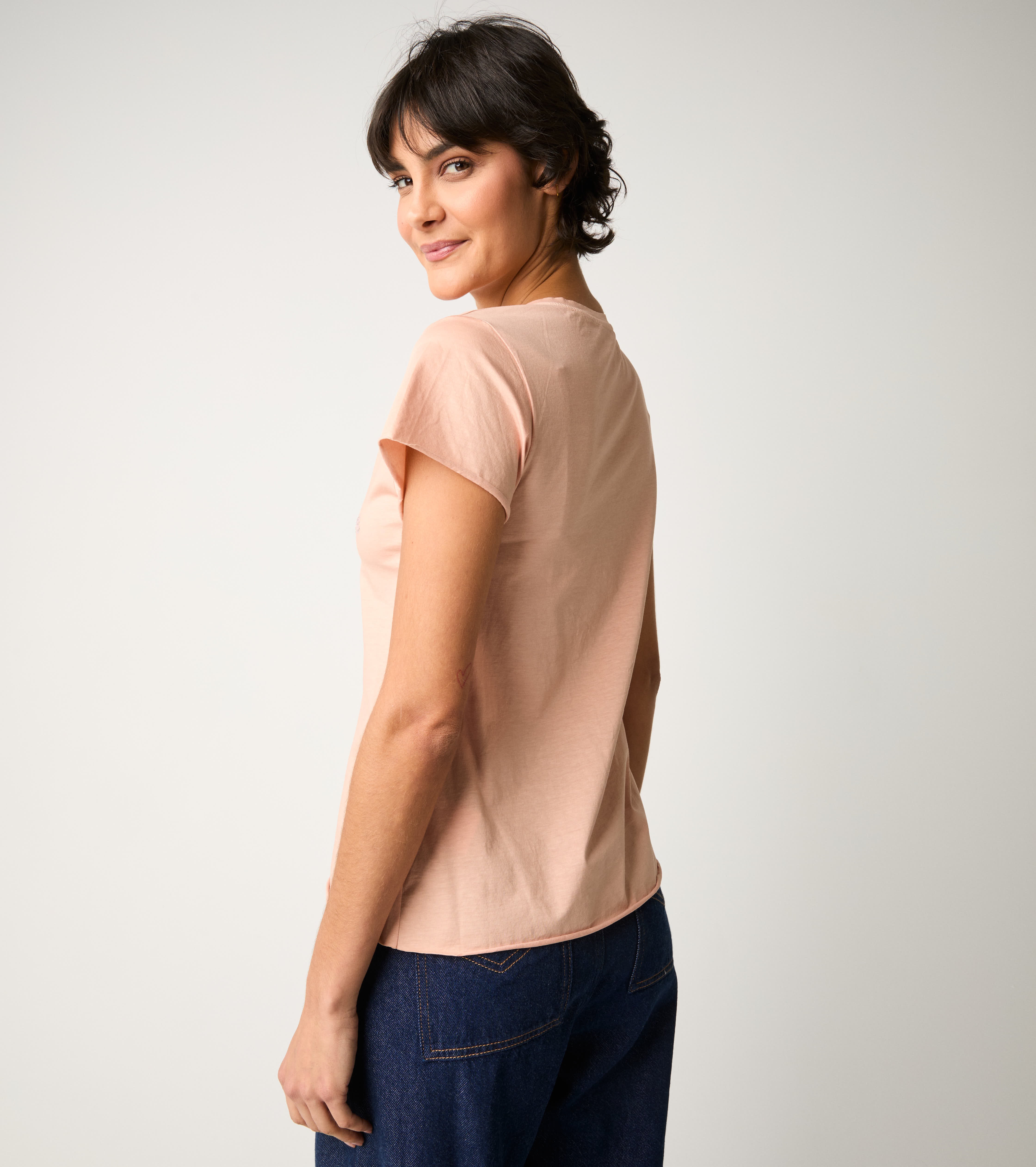 T-shirt with candy lettering