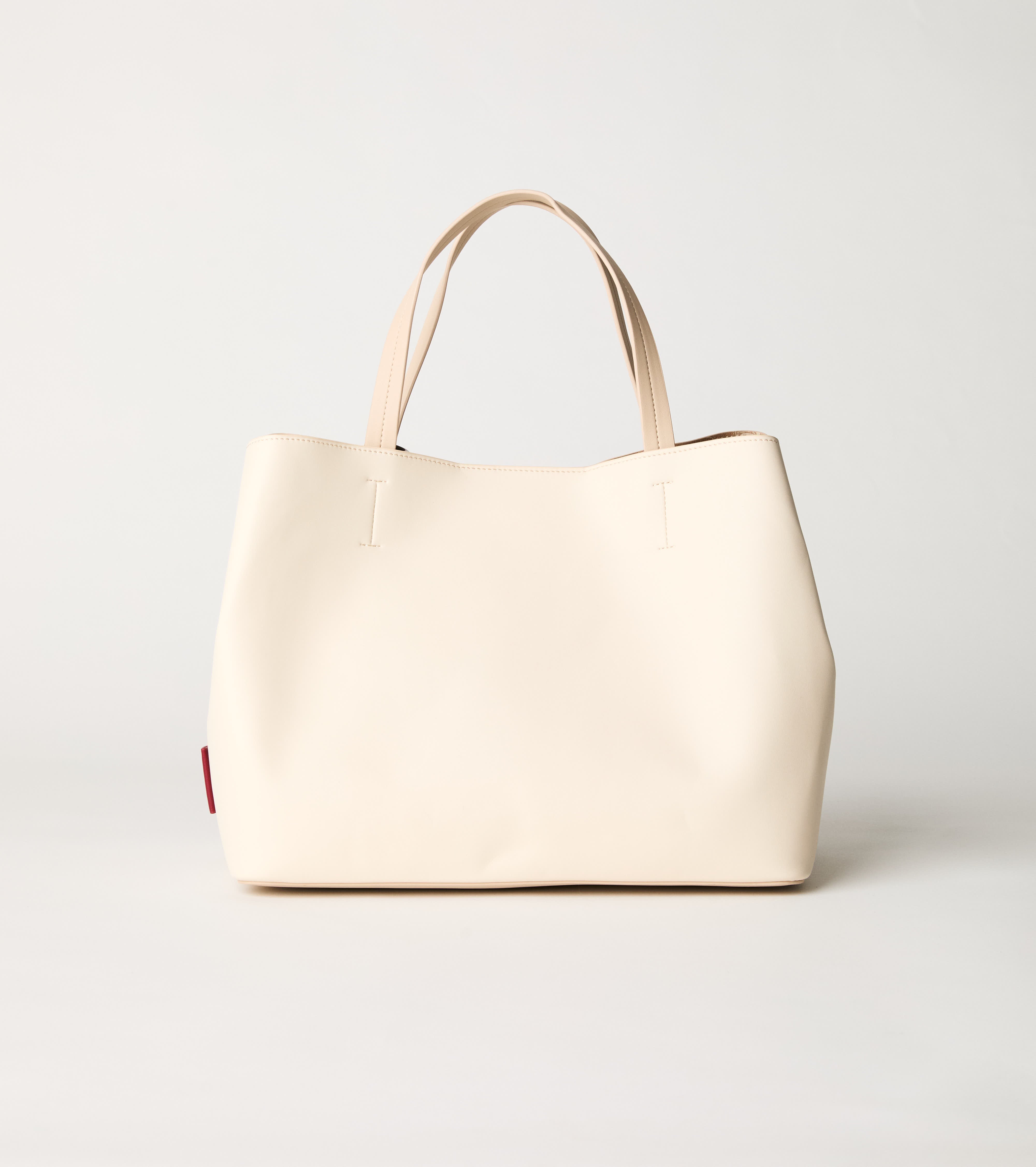 Borsa shopping con charms nappine burro