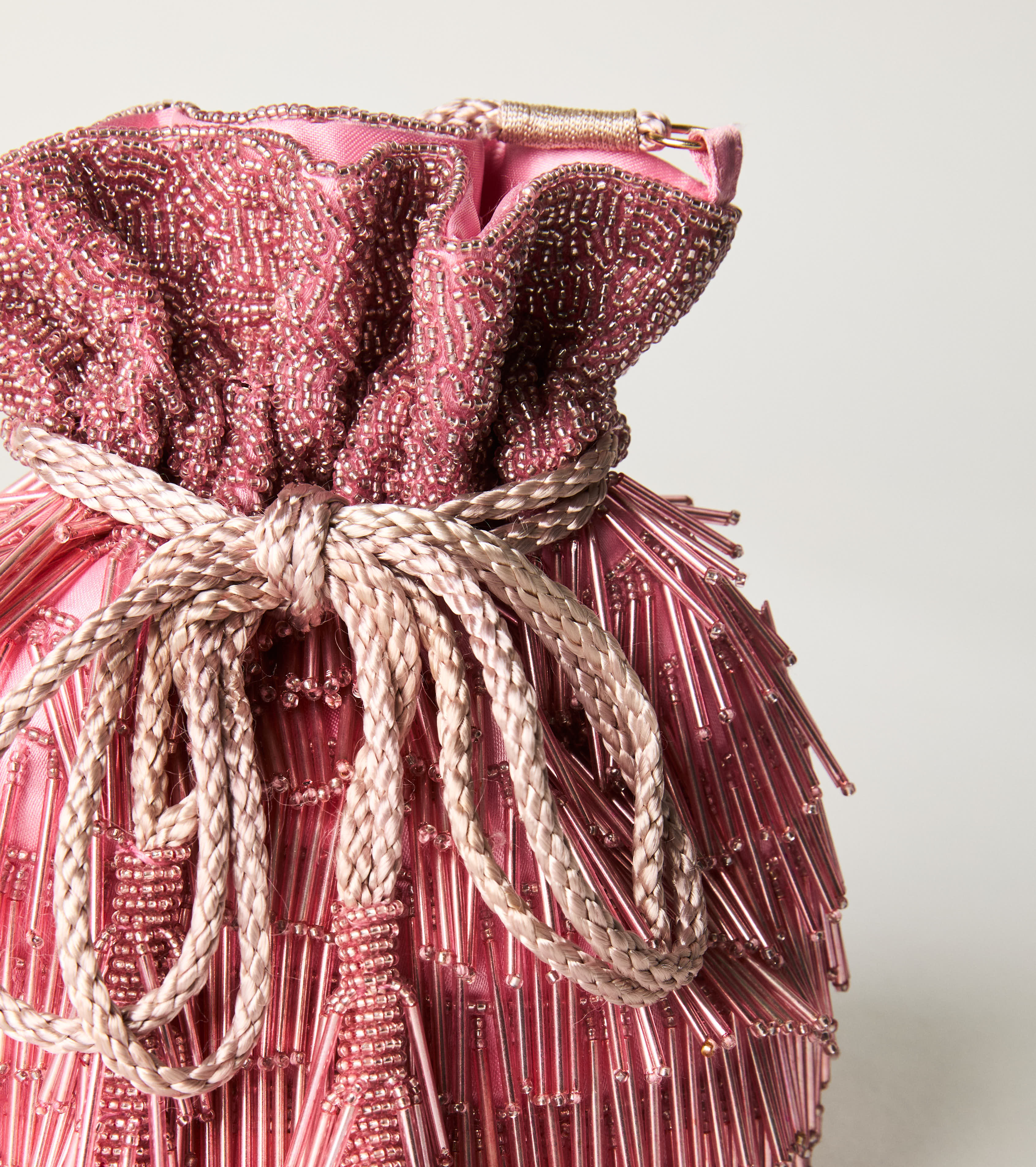 Borsa a secchiello con doppi manici punch