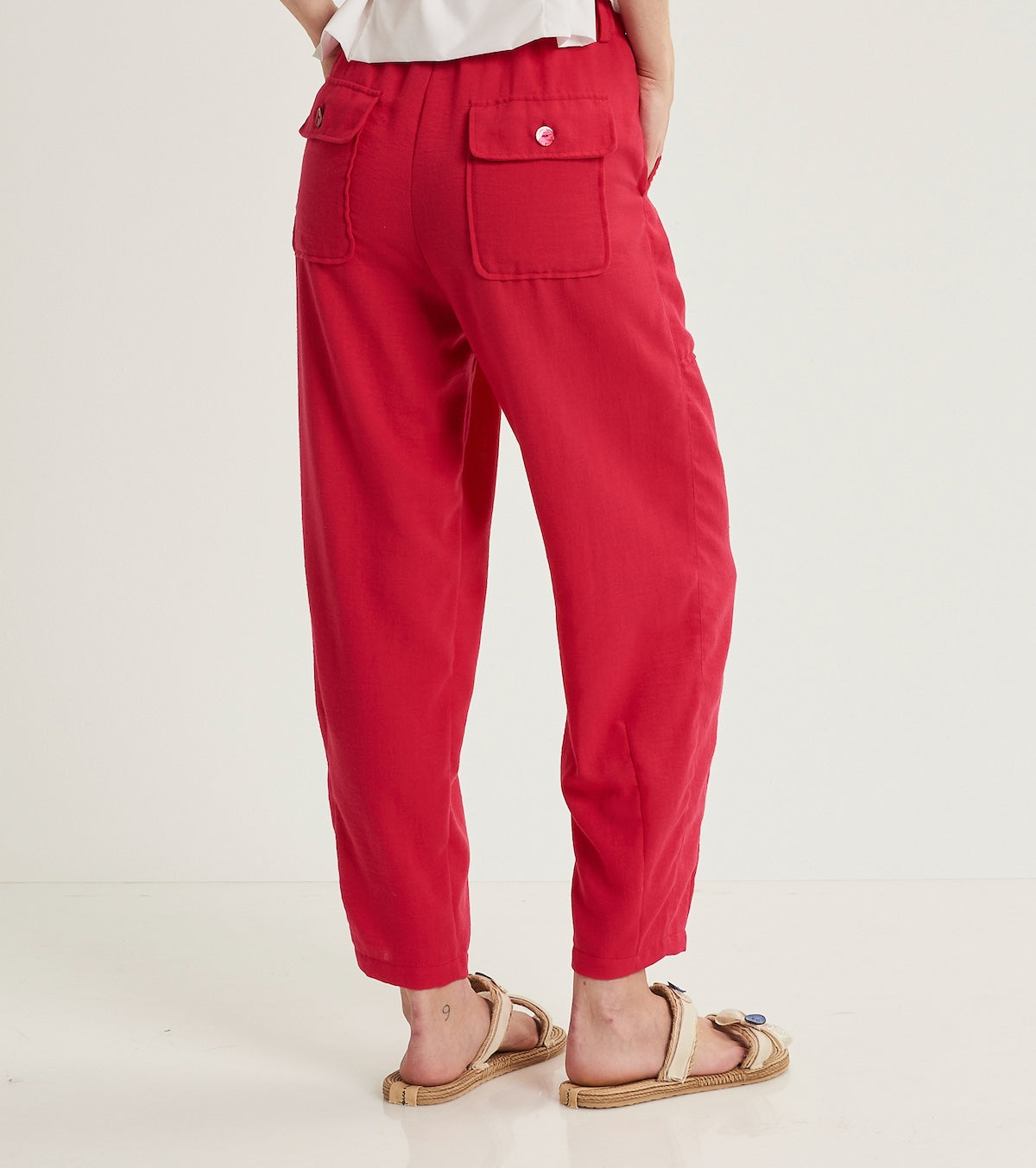 Pantaloni da donna in crêpe