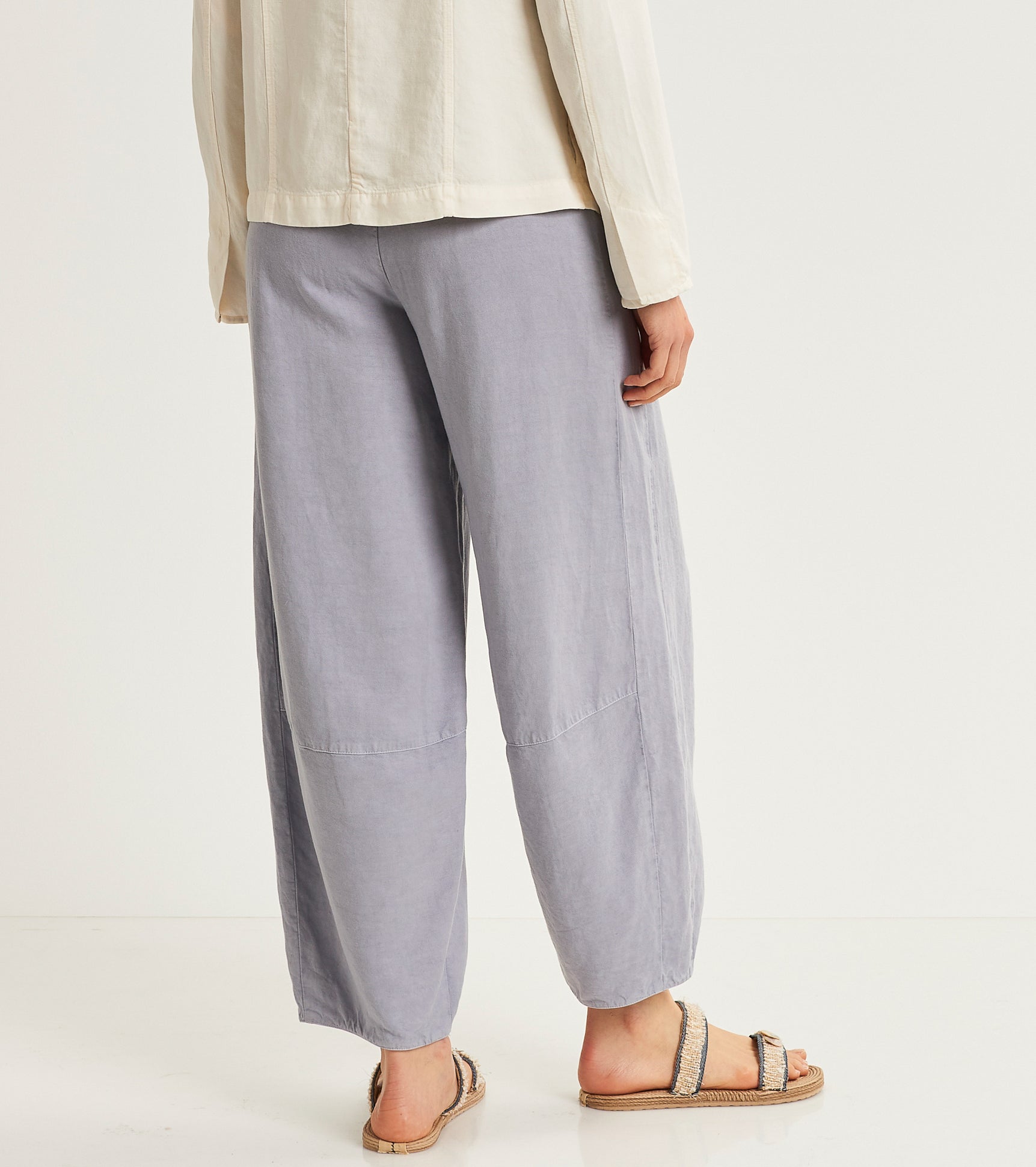 Cropped palazzo trousers