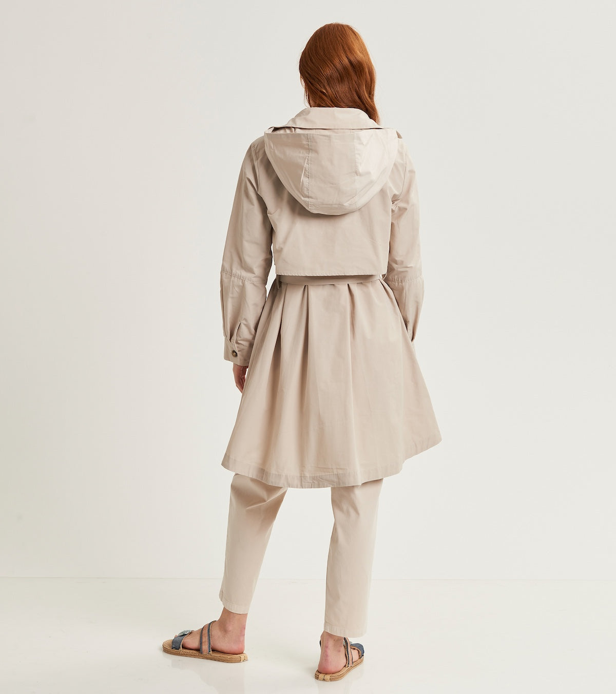 Trench in cotone