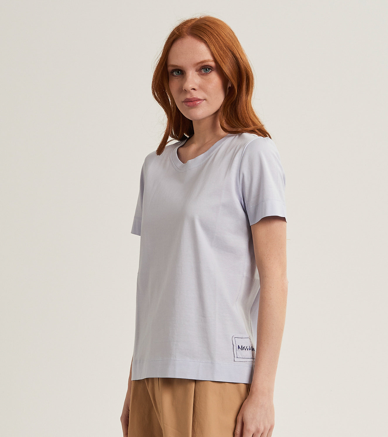 T-shirt da donna in cotone traspirante