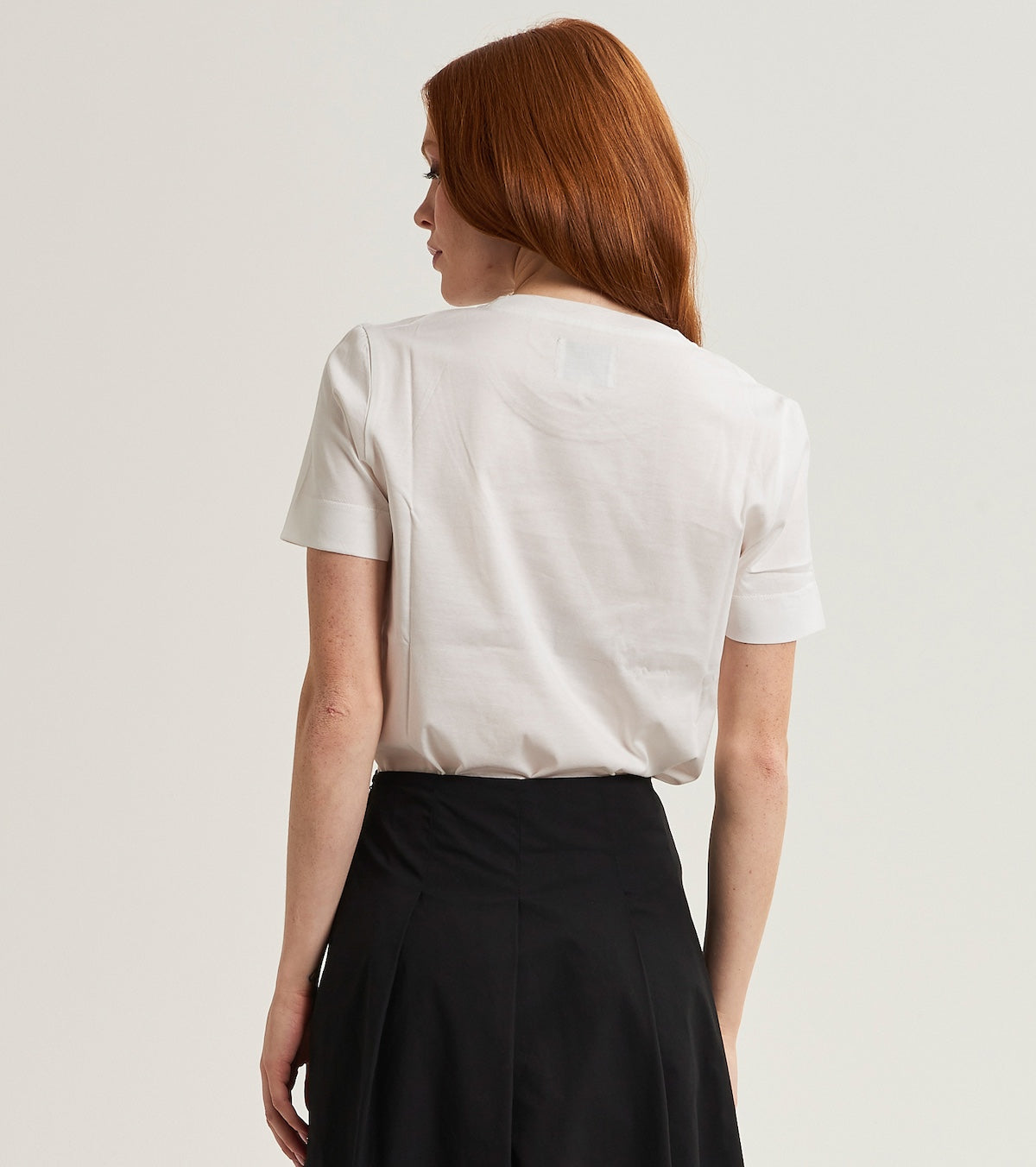 T-shirt da donna in cotone con stampa