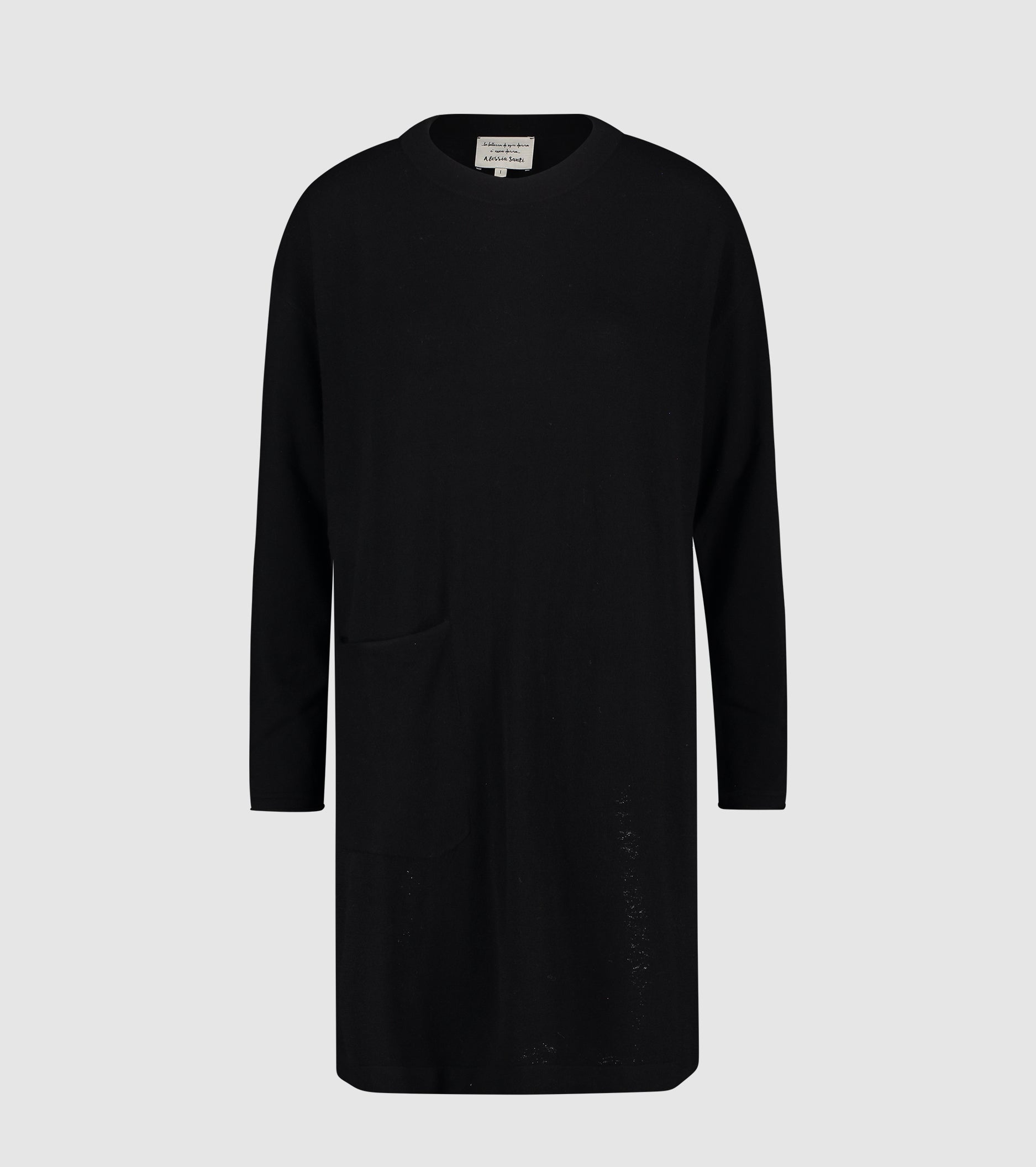 Kjole i viskoseblanding med knapper på ryggen