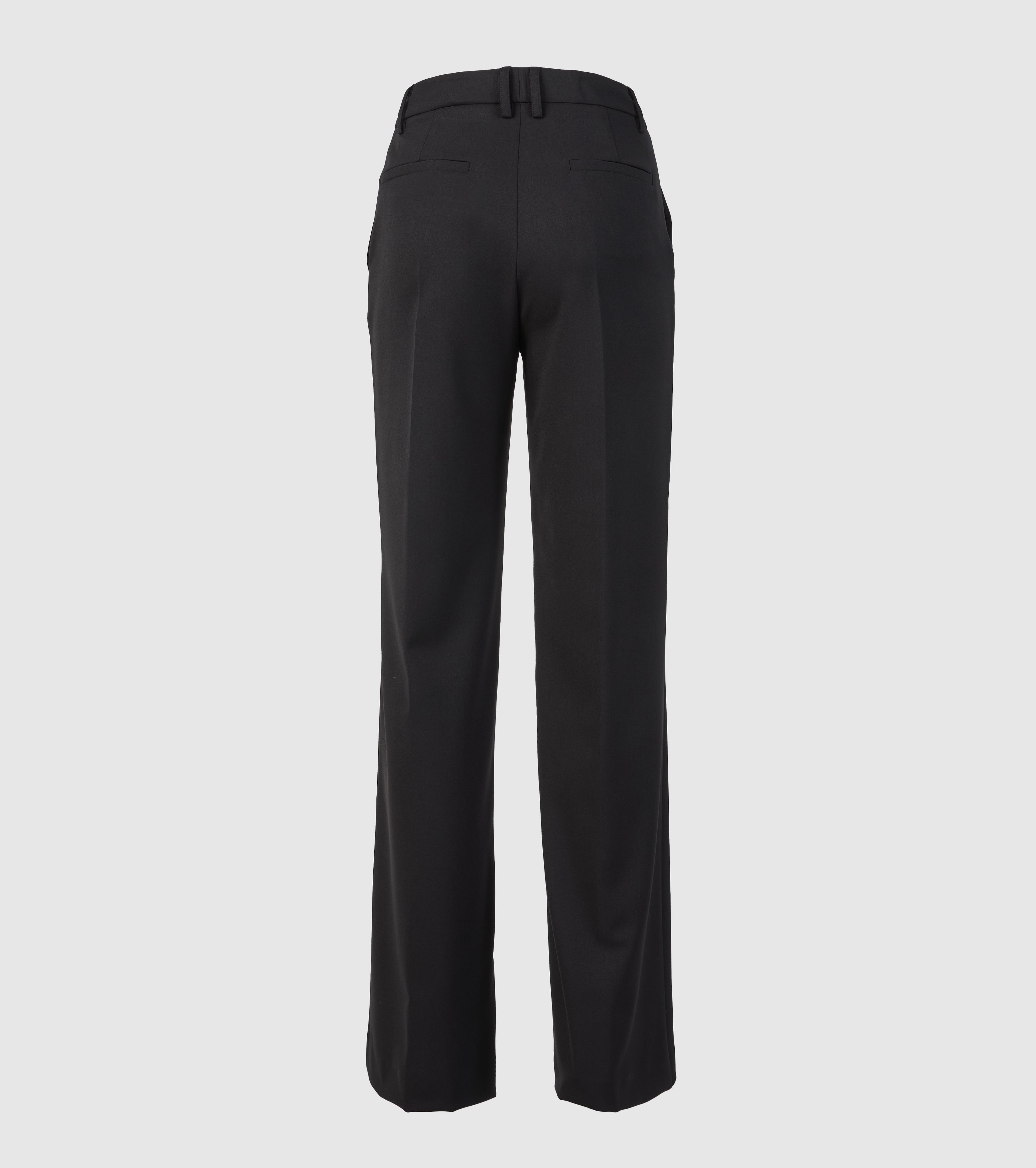 Pantaloni stretch con piega stirata