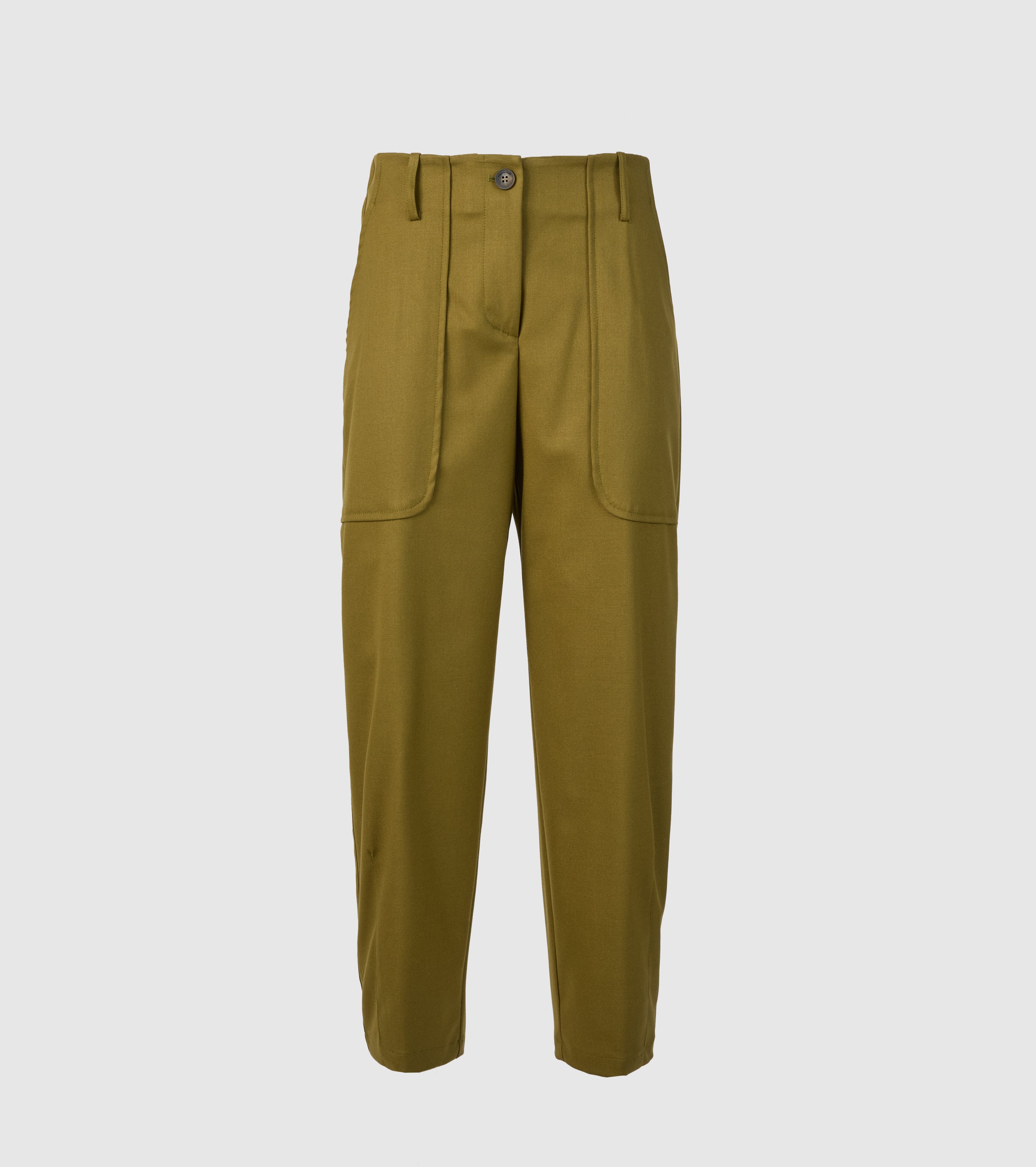 Pantaloni cropped con tasche