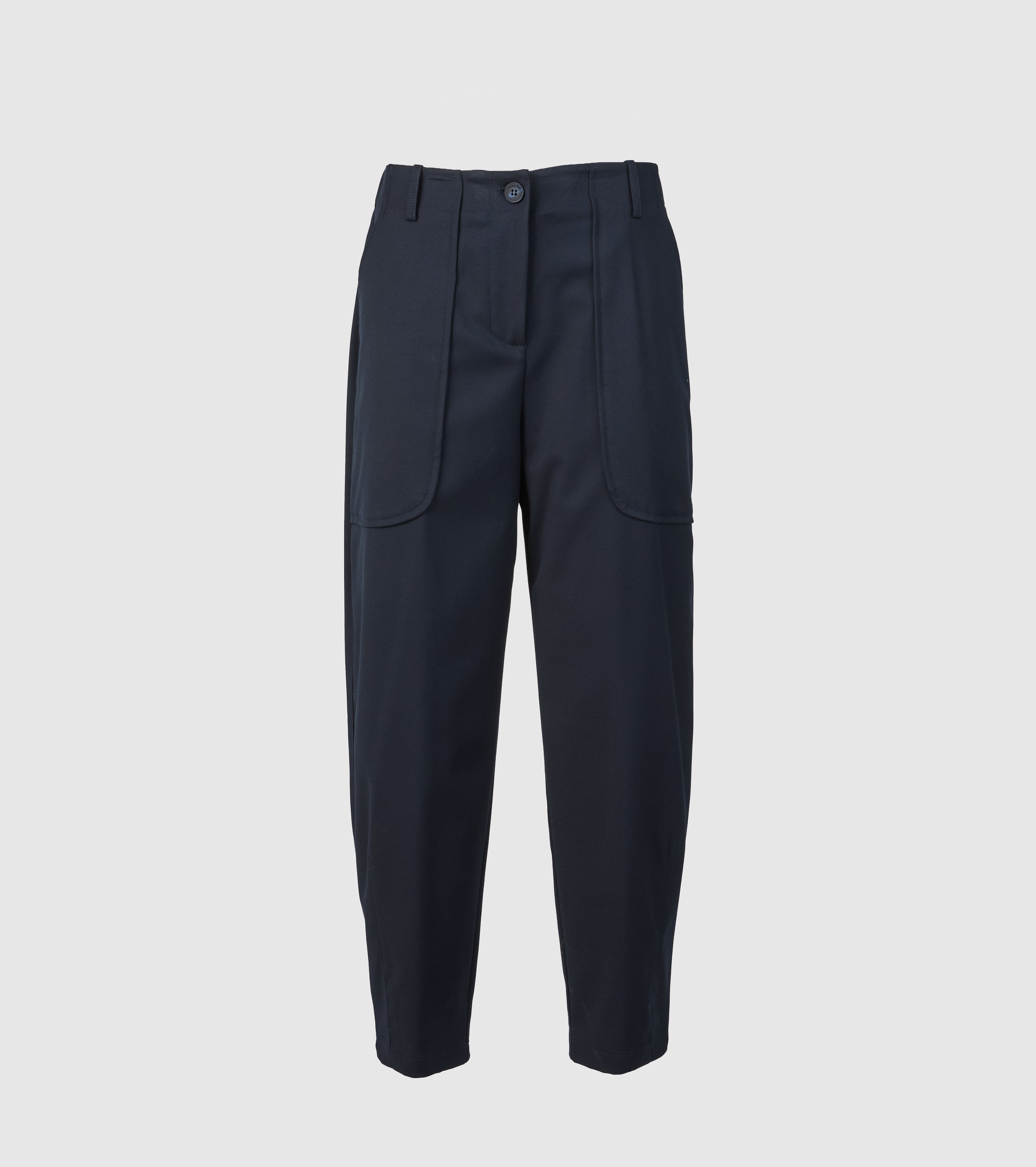 Pantaloni cropped con tasche