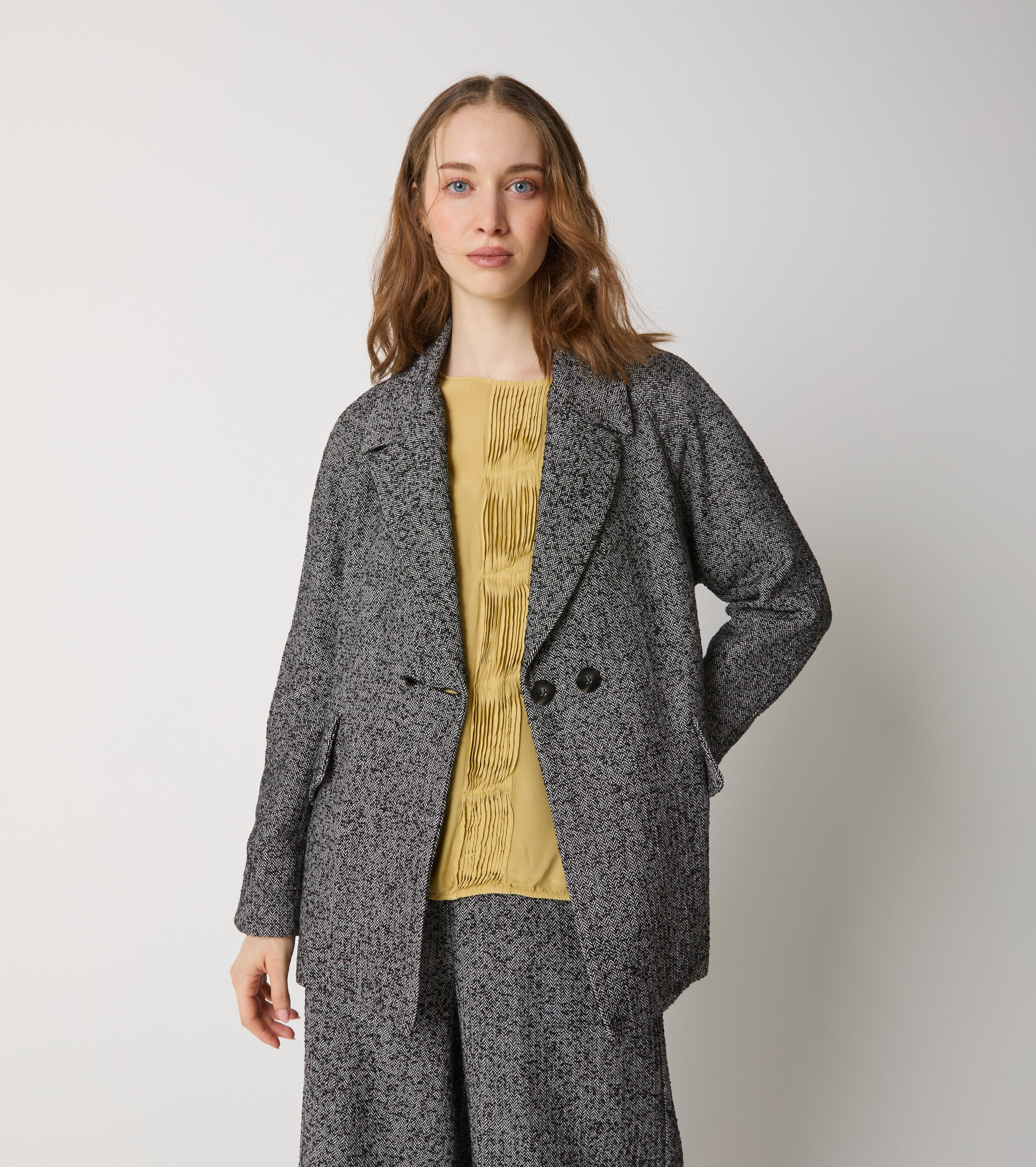 Памучно яке с шеврон