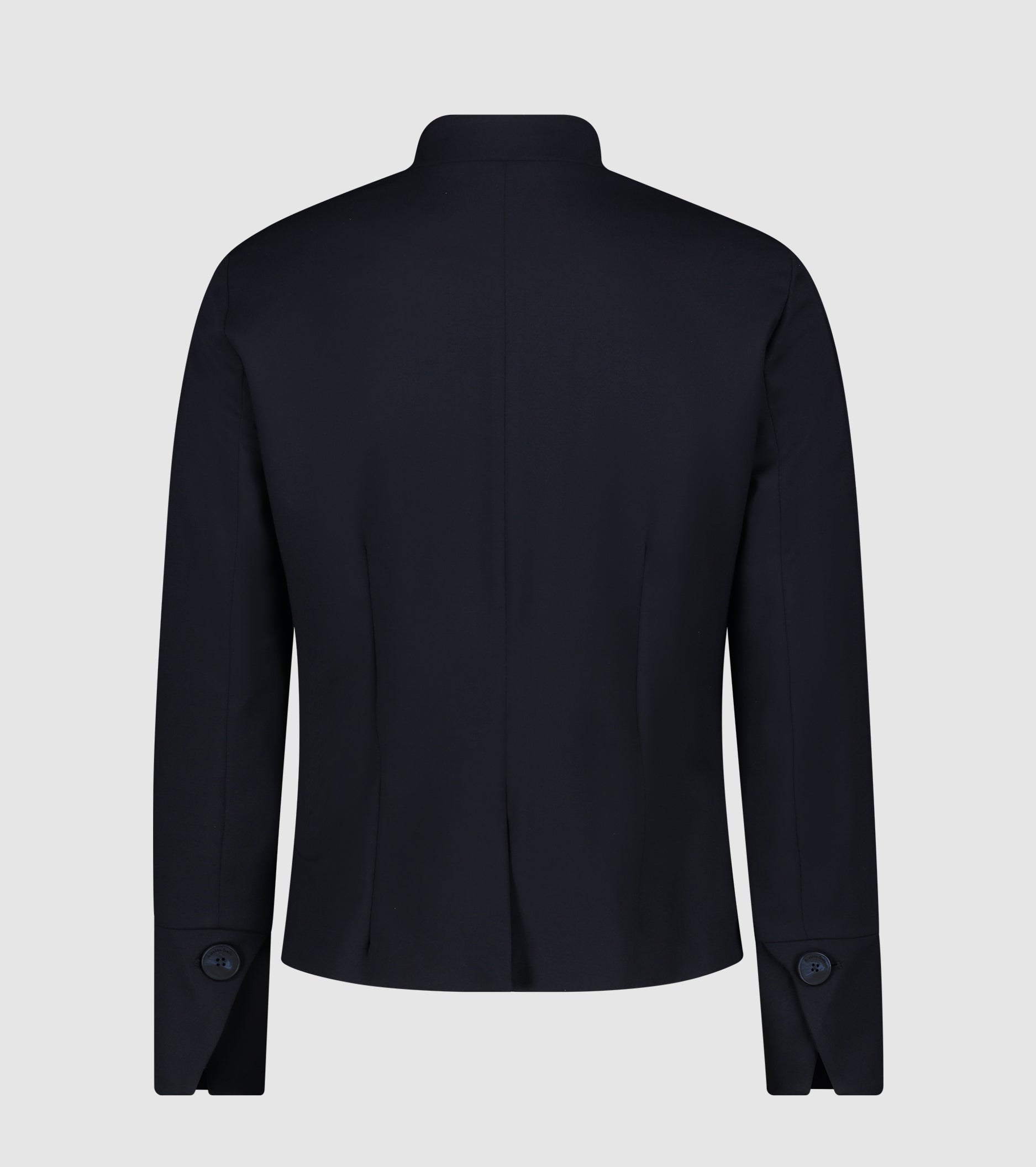 Jacket with mandarin collar