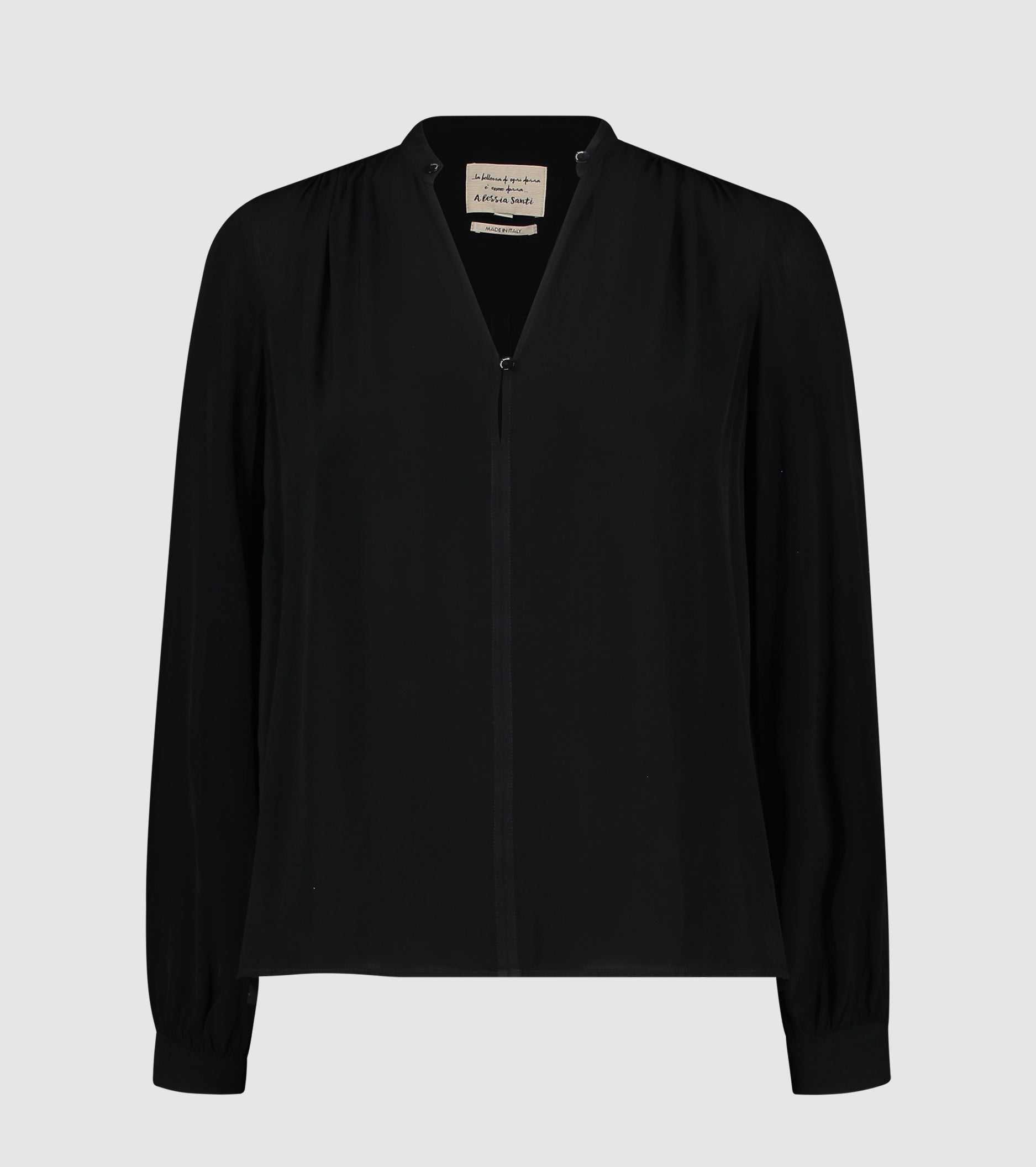 Блуза с V-образно деколте