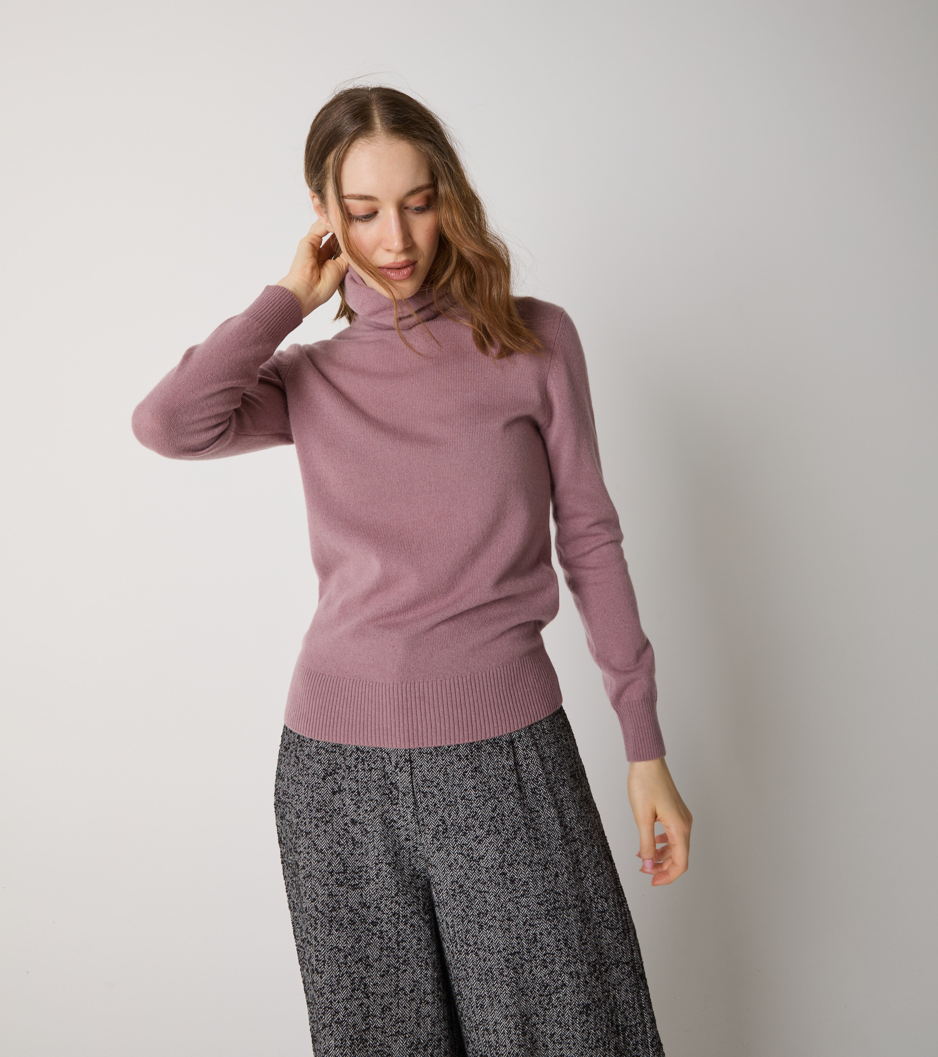 Cuello alto de cachemira