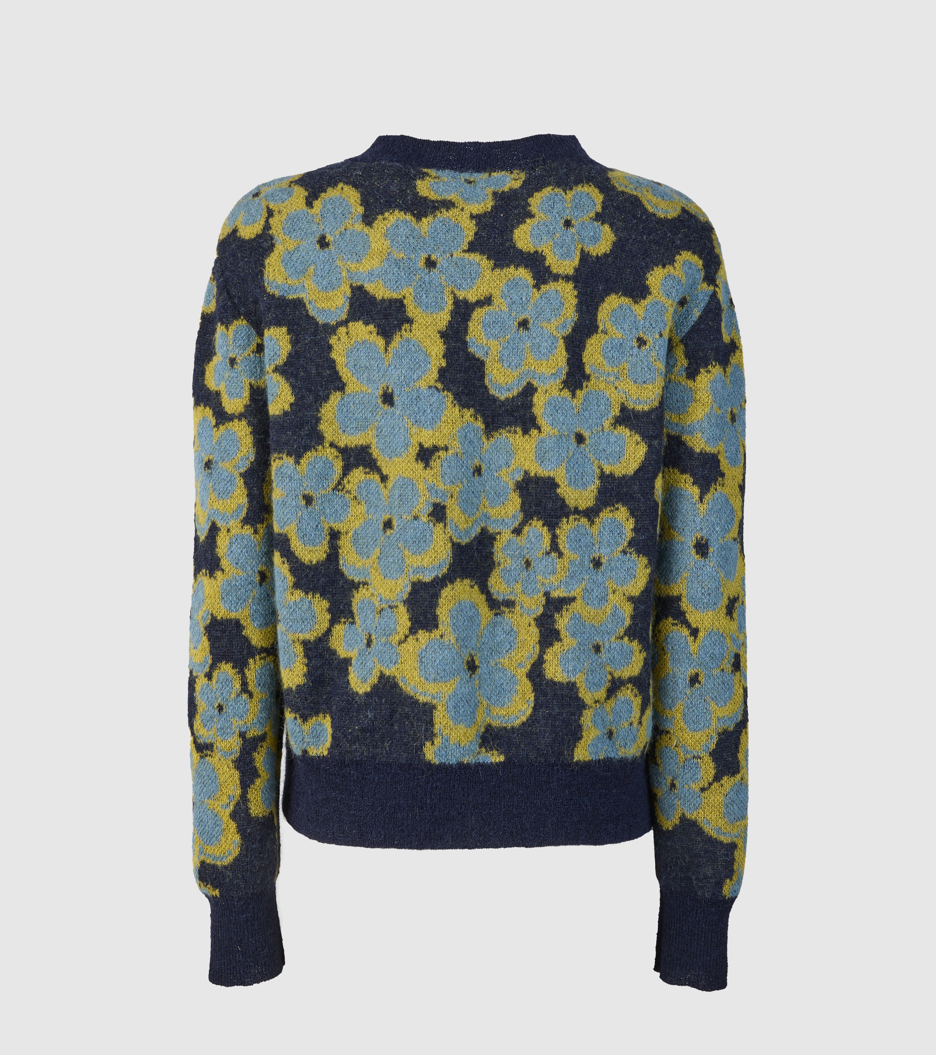 Jacquard alpaca sweater