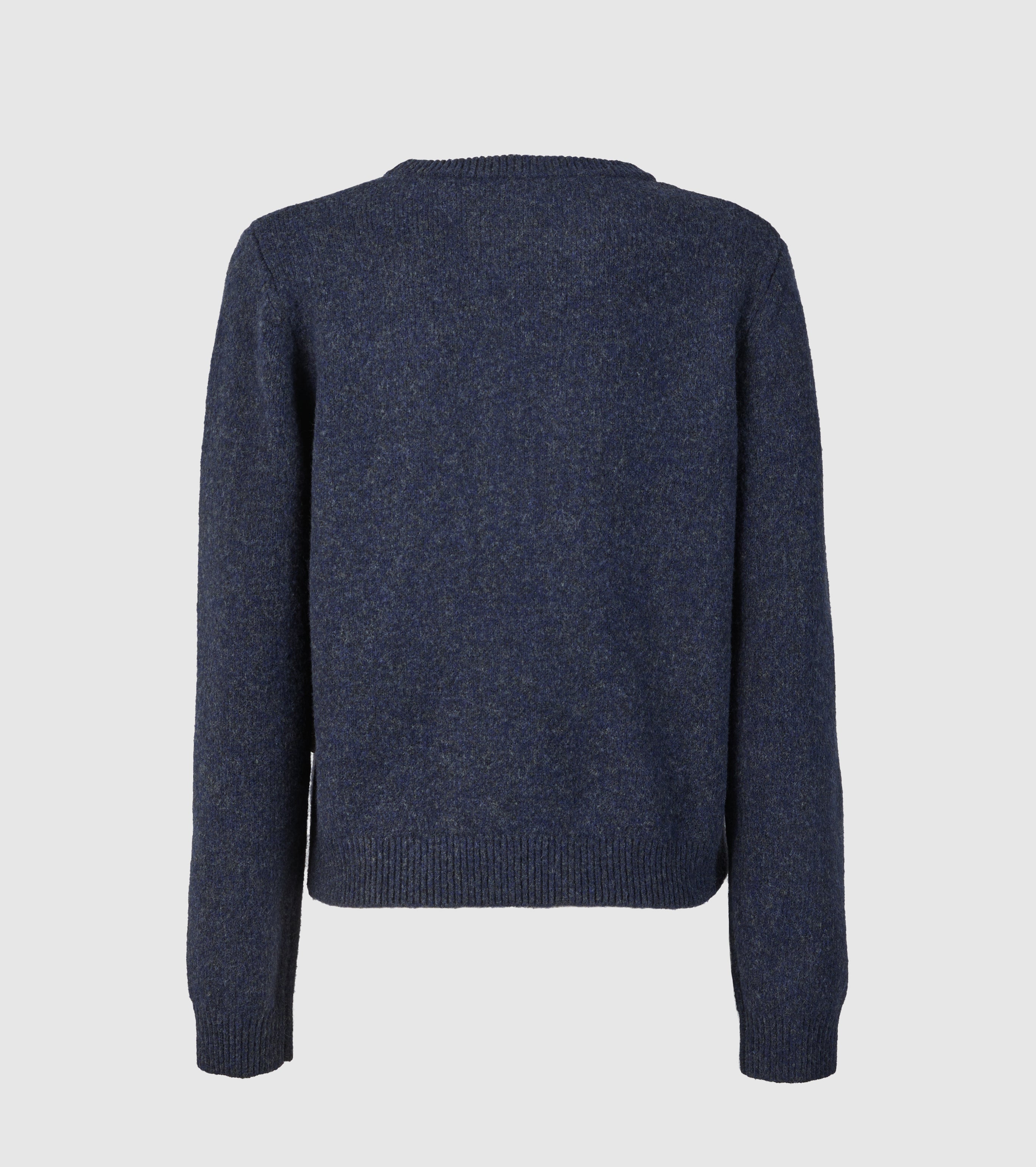 Maglia girocollo in lana con lettering