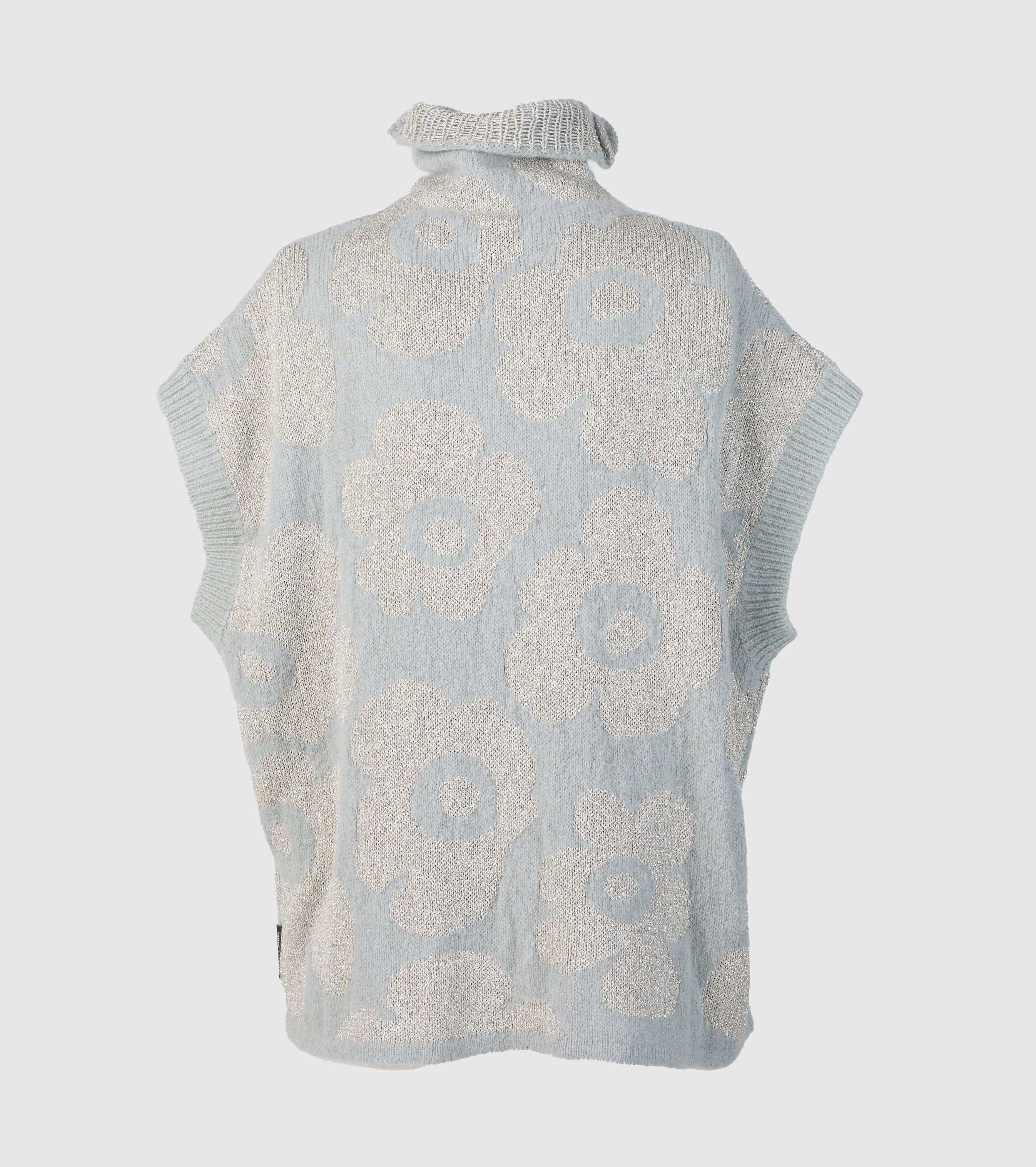 Gilet in alpaca e lana jacquard
