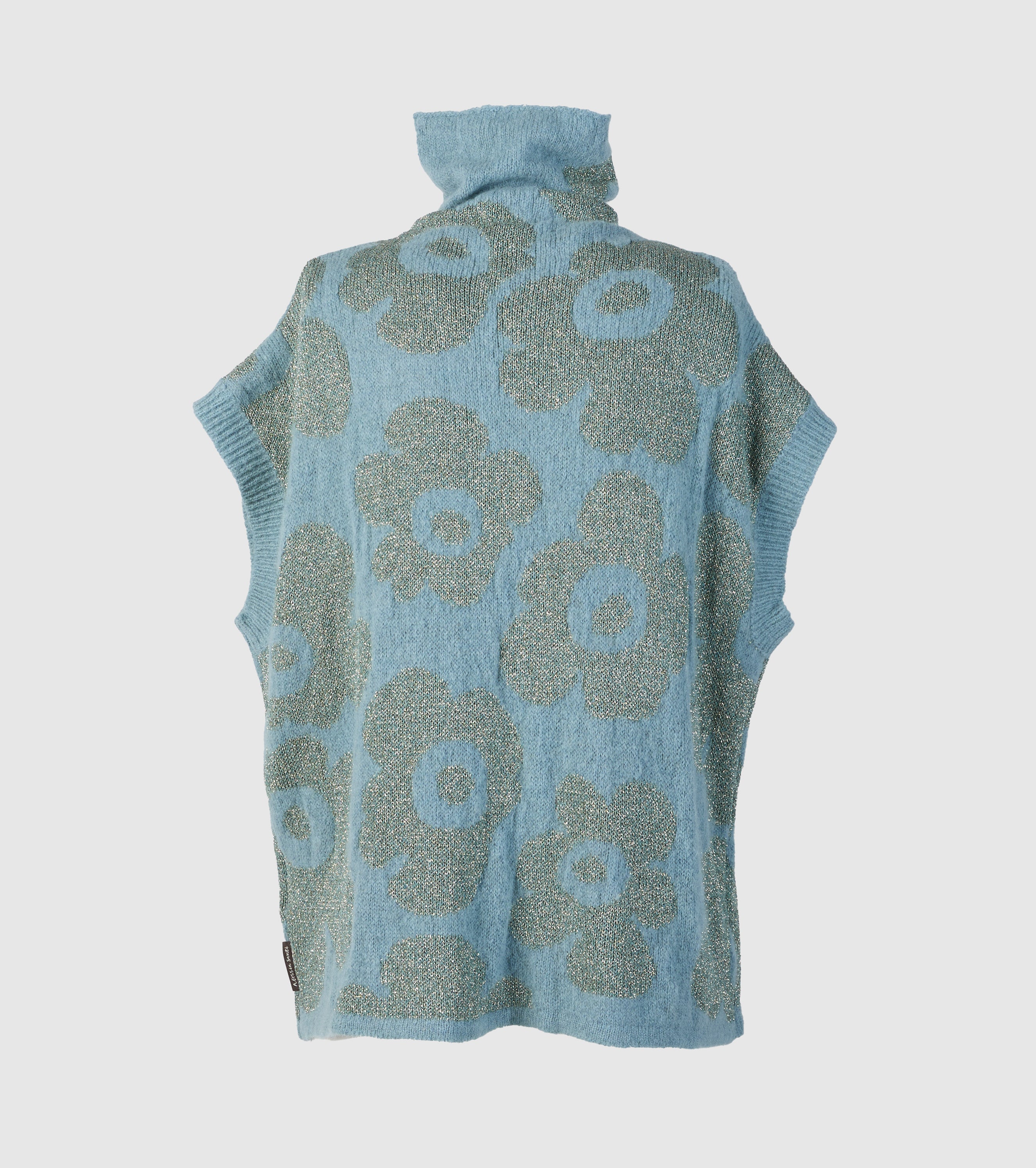 Gilet in alpaca e lana jacquard