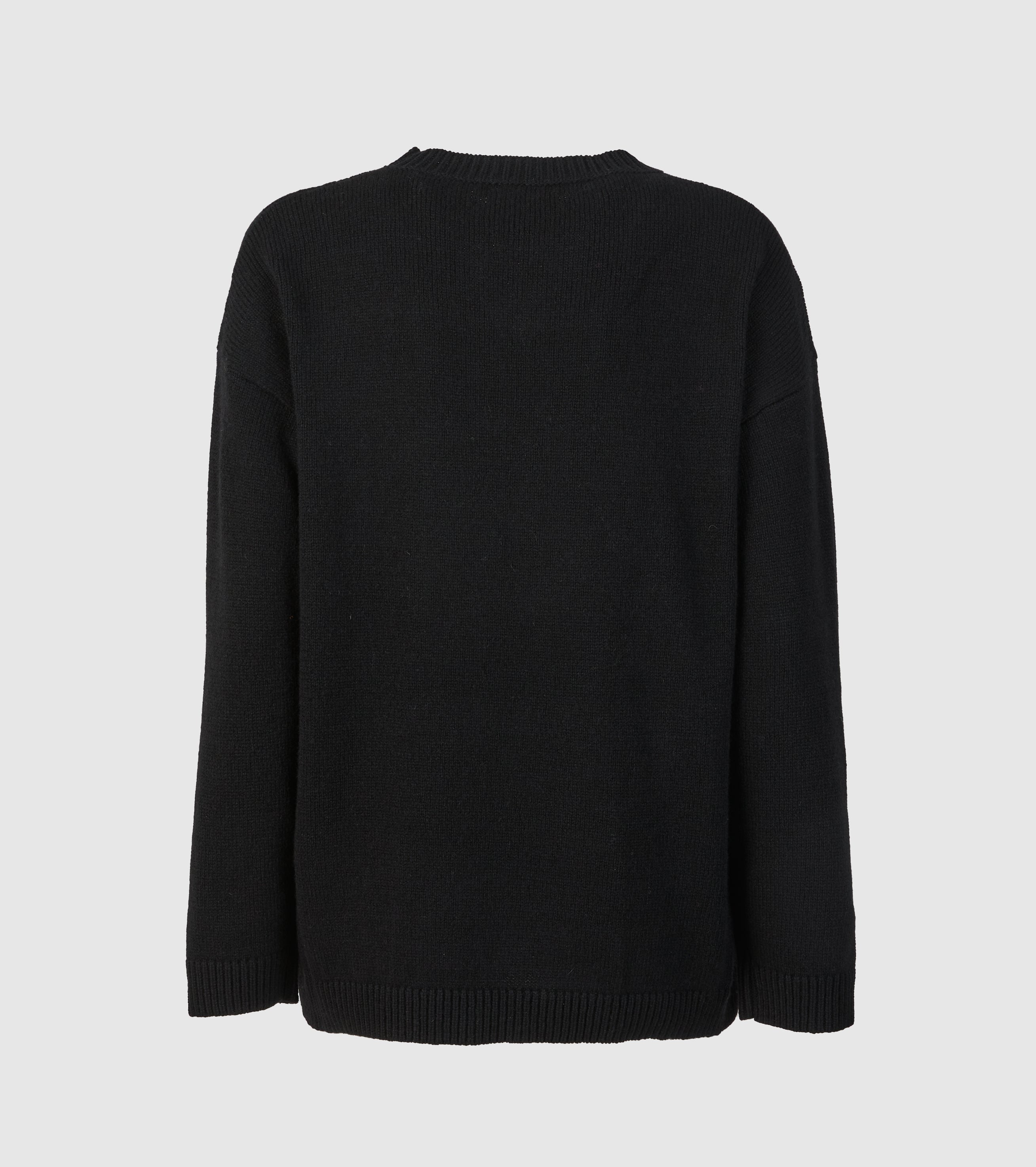 Maglia in lana e cashmere con lettering