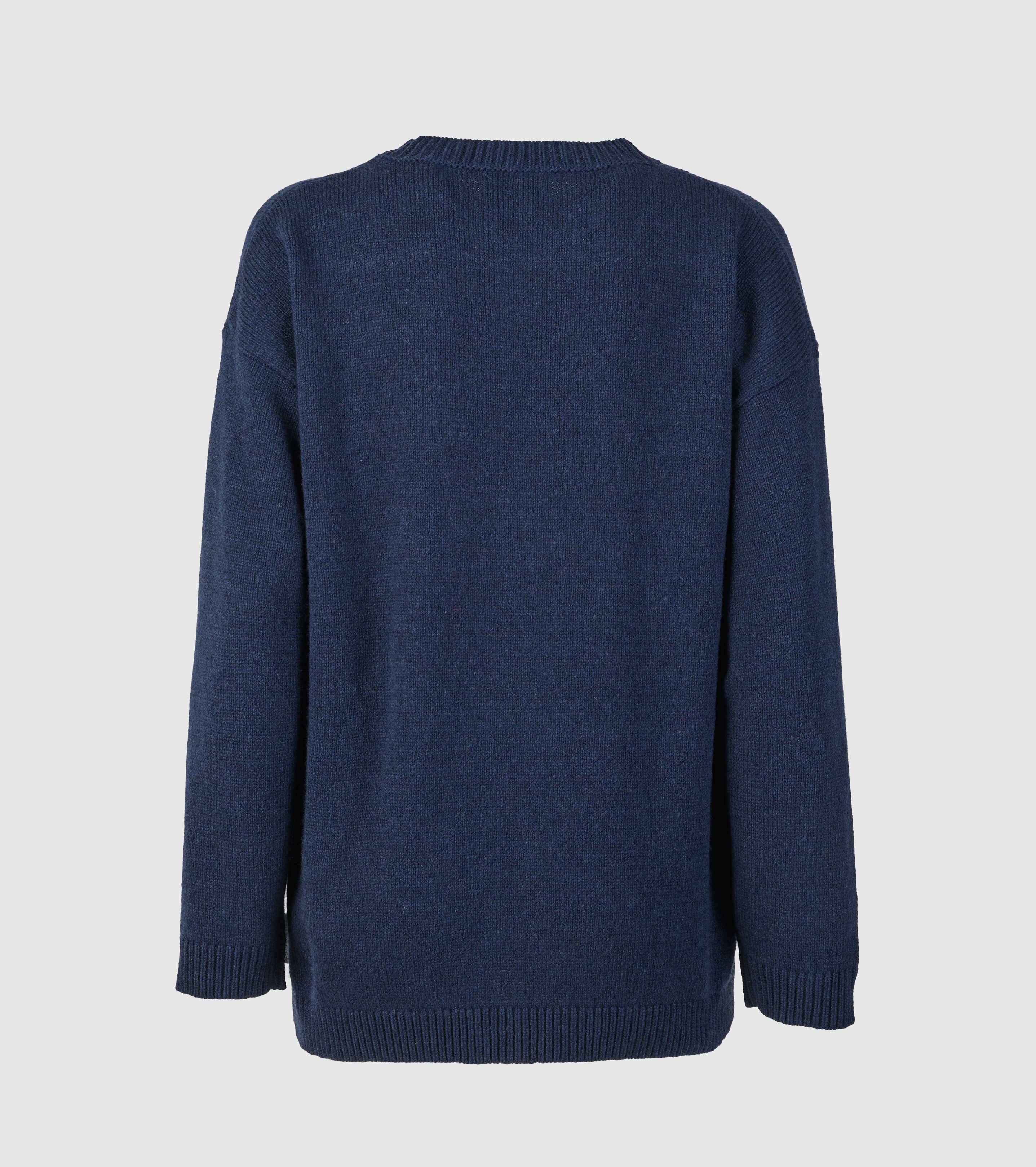 Maglia in lana e cashmere con lettering