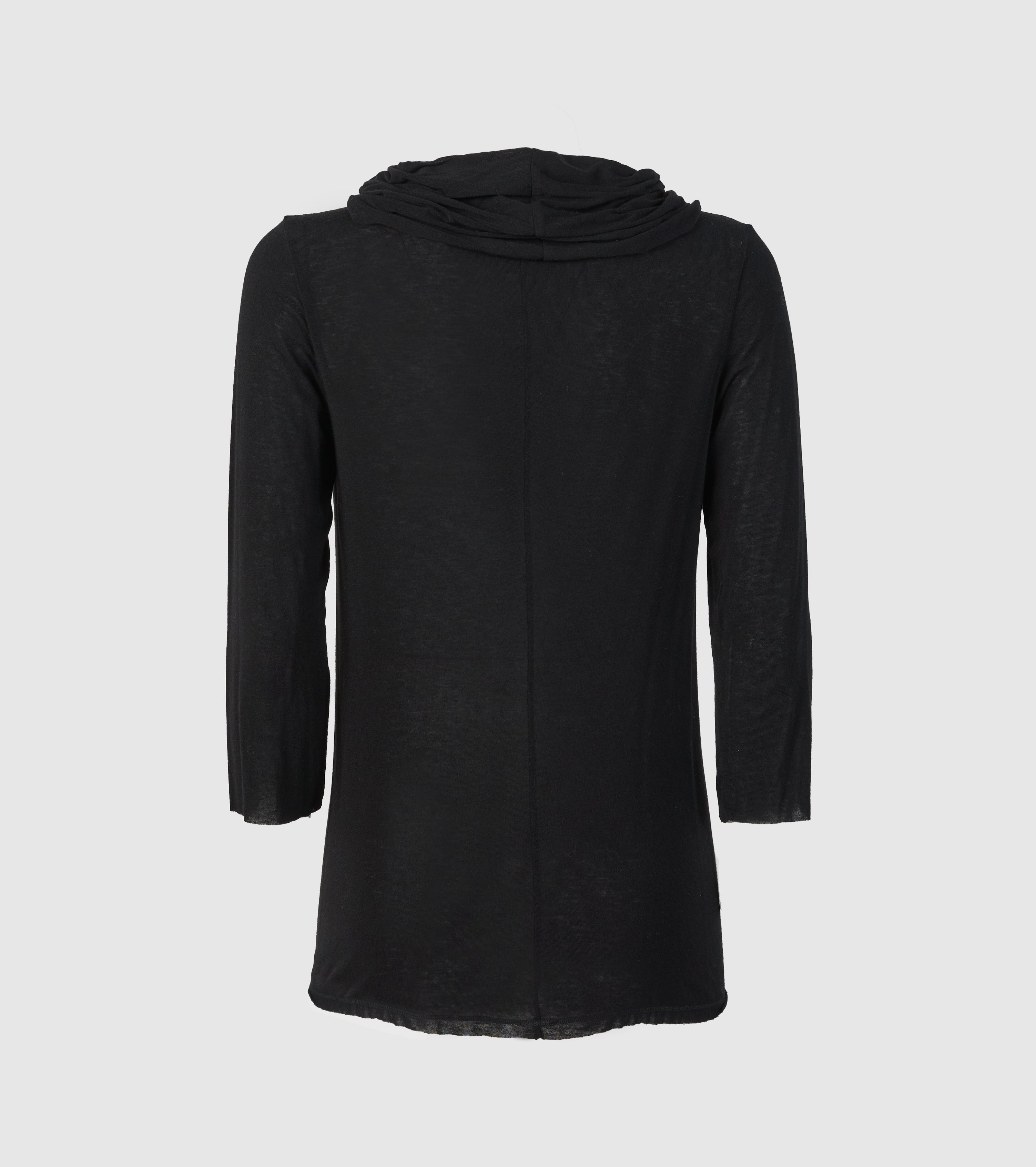 T-shirt in cashmere con collo alto