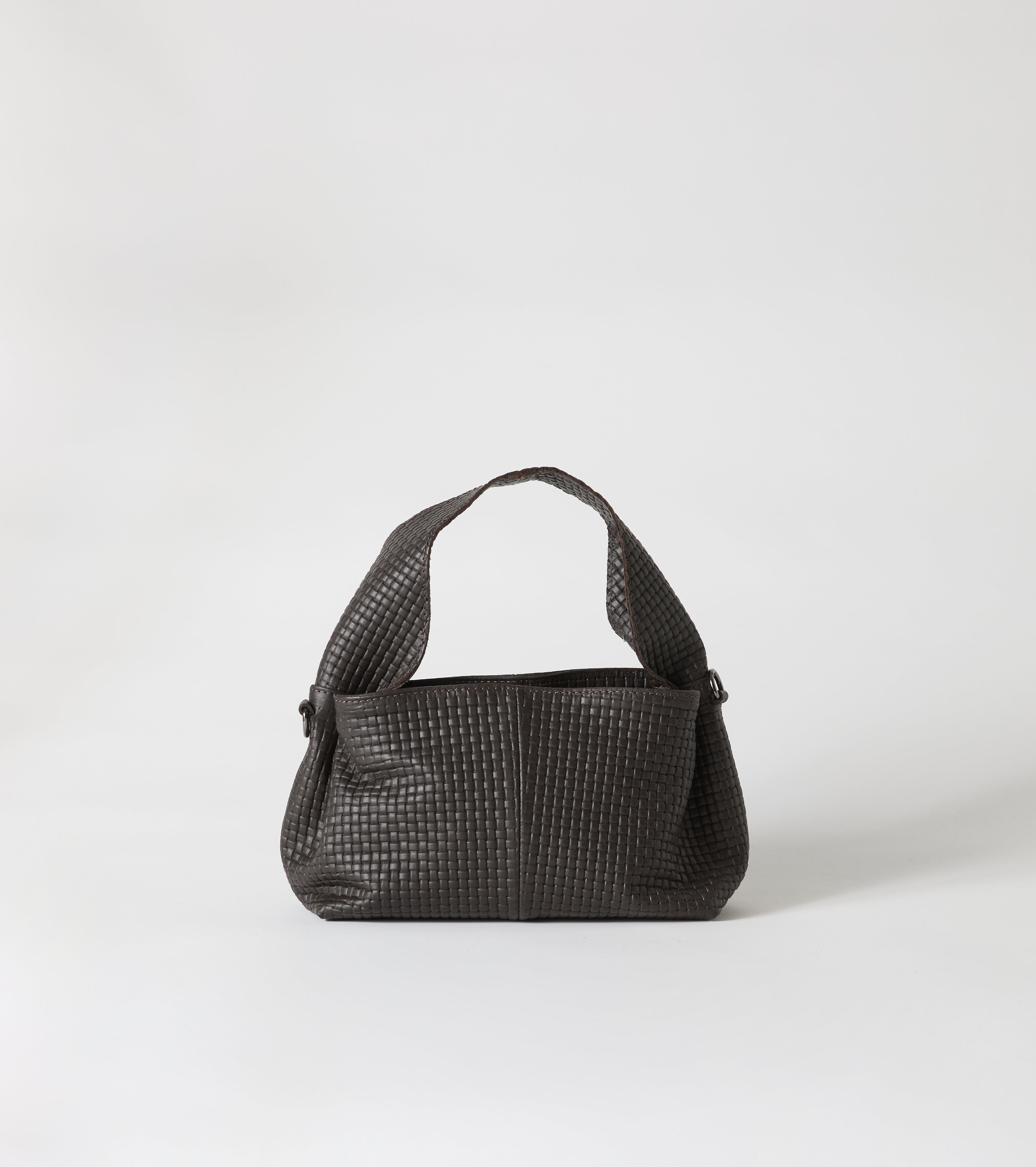 Borsa a mano in pelle con tracolla