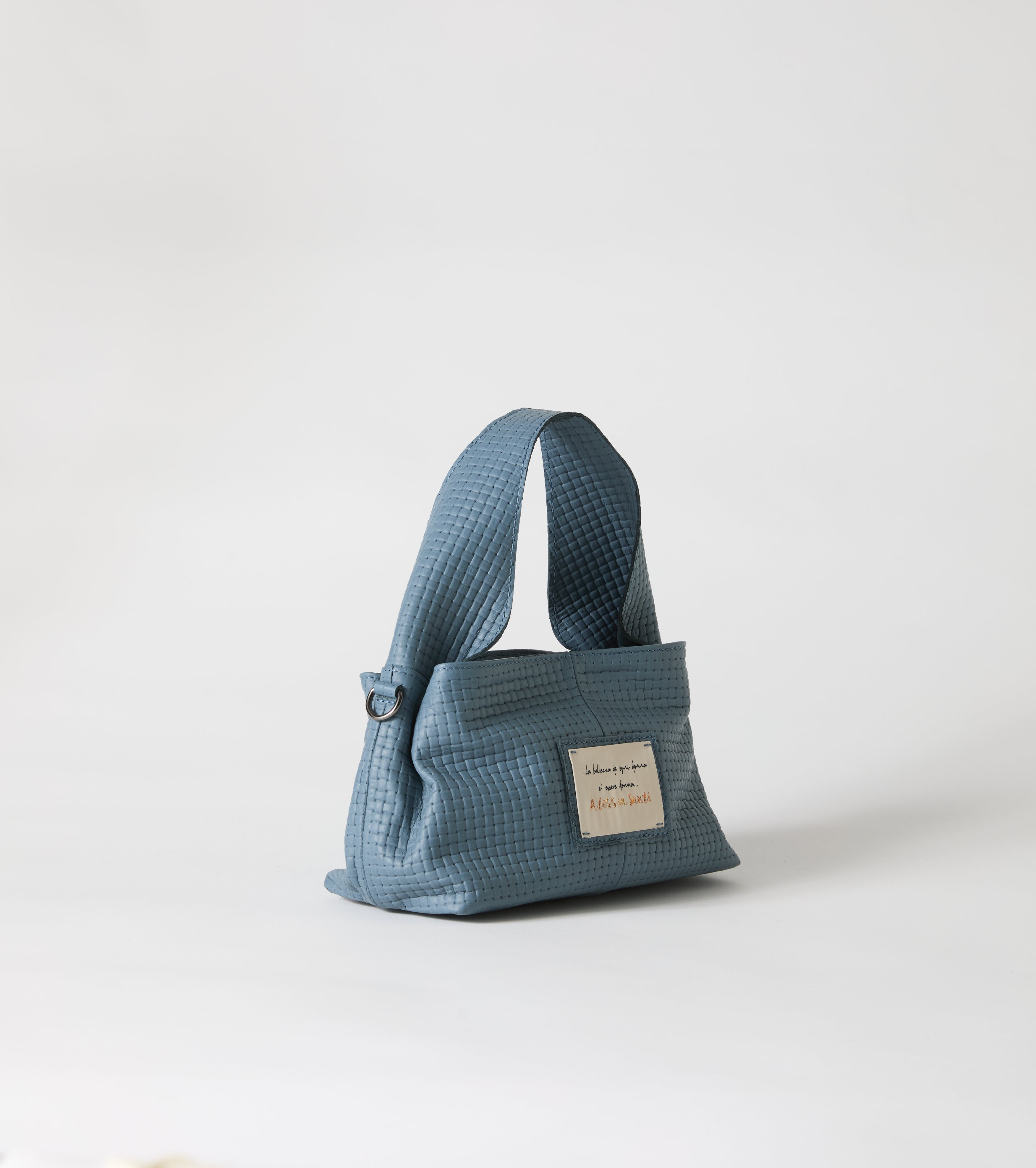 Borsa a mano in pelle con tracolla