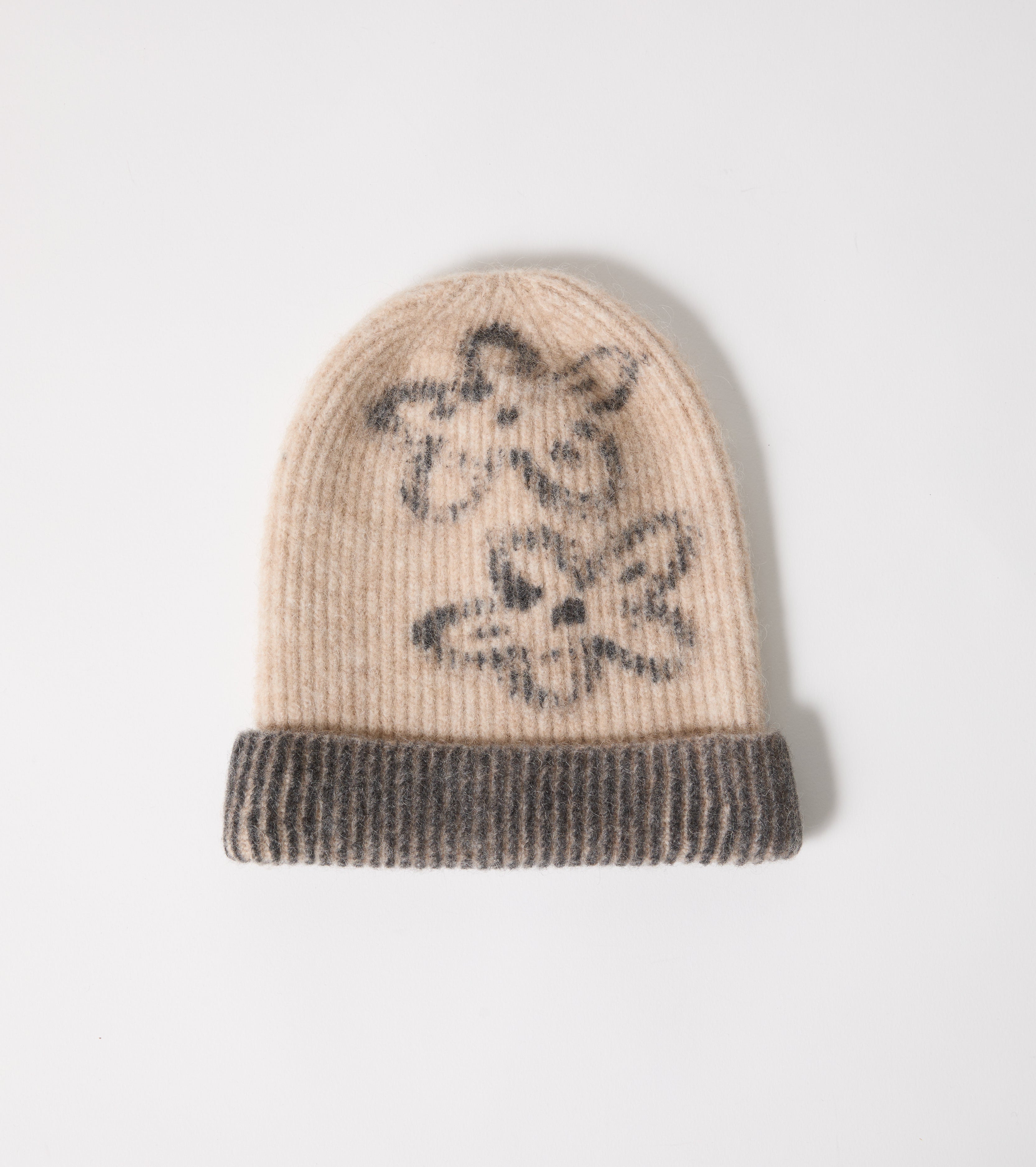 Gorro de punto de mezcla de lana