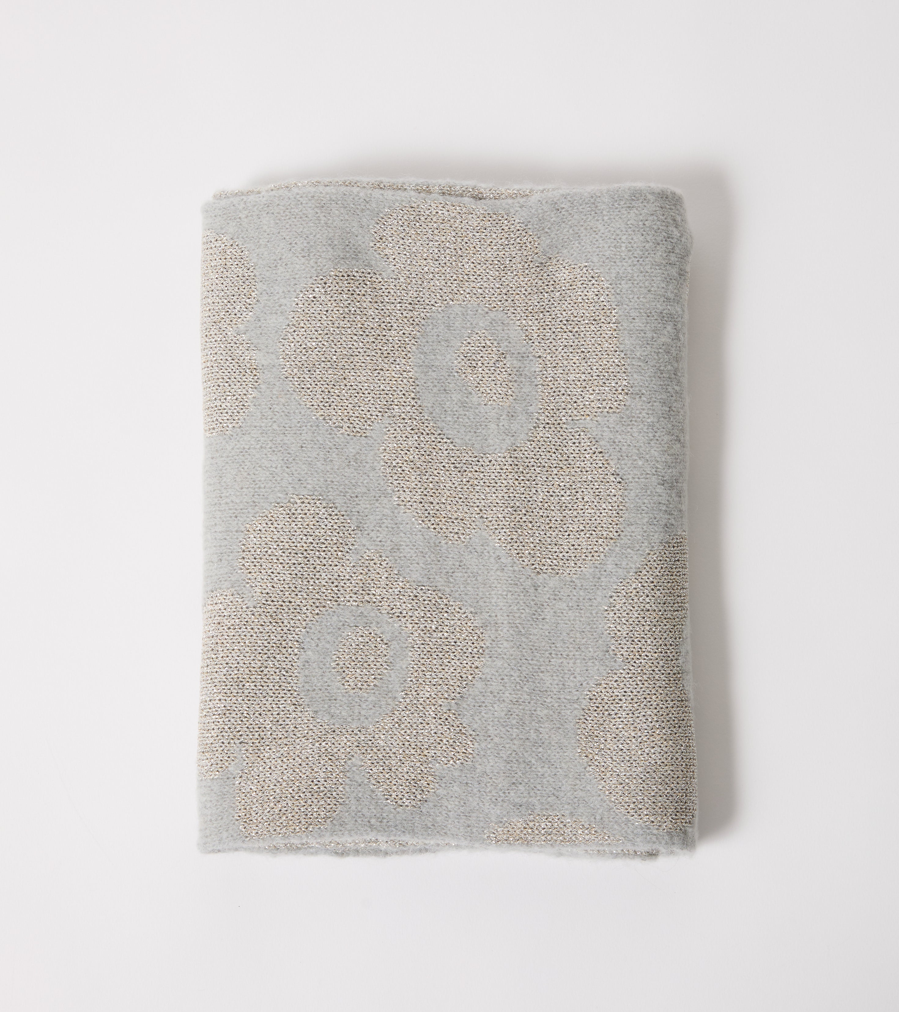 Jacquard wool and alpaca scarf
