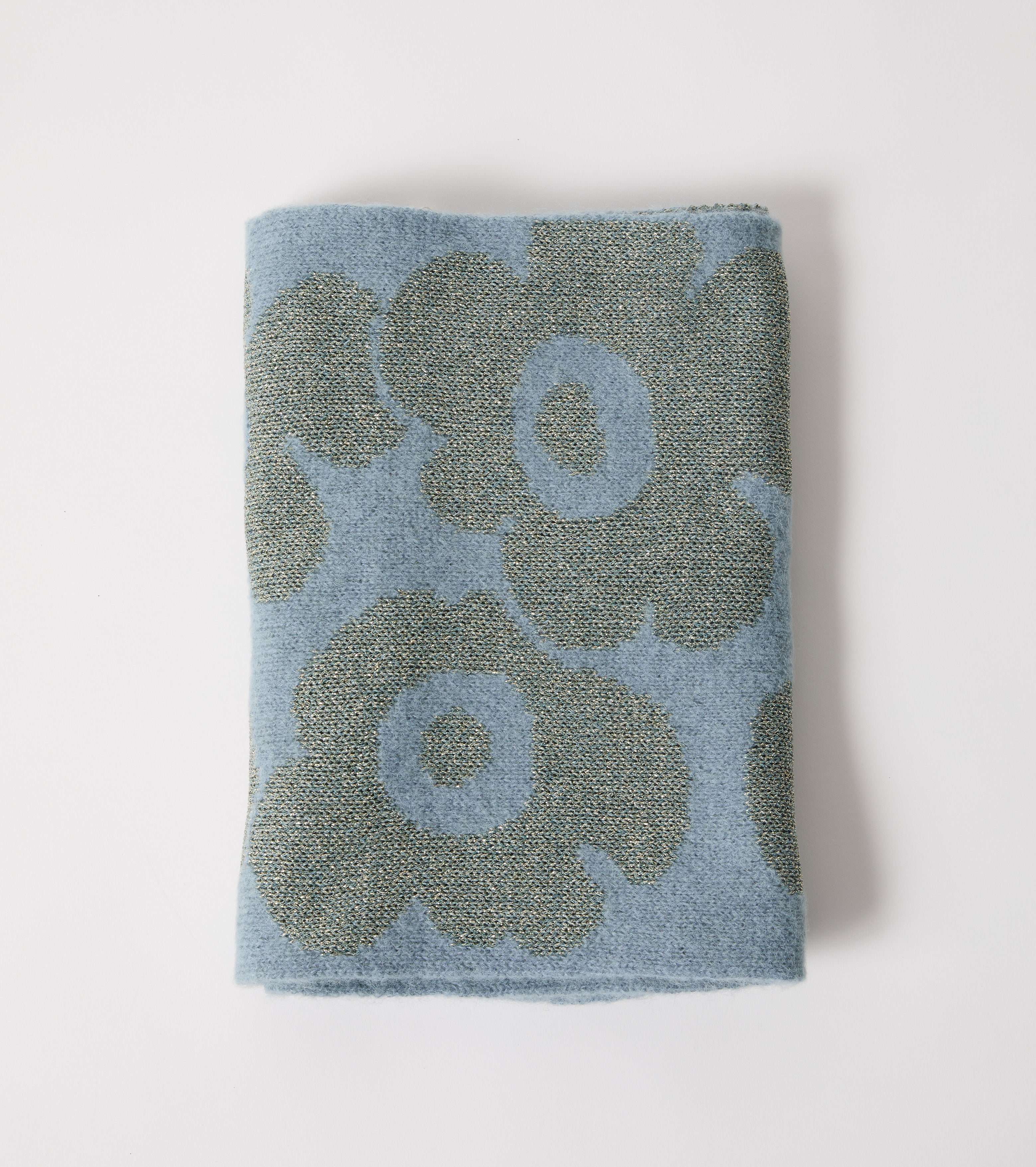Jacquard wool and alpaca scarf