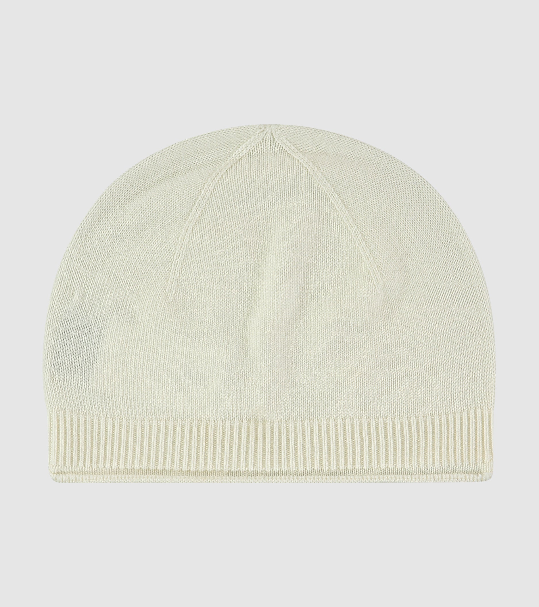 Gorro de lana acanalada