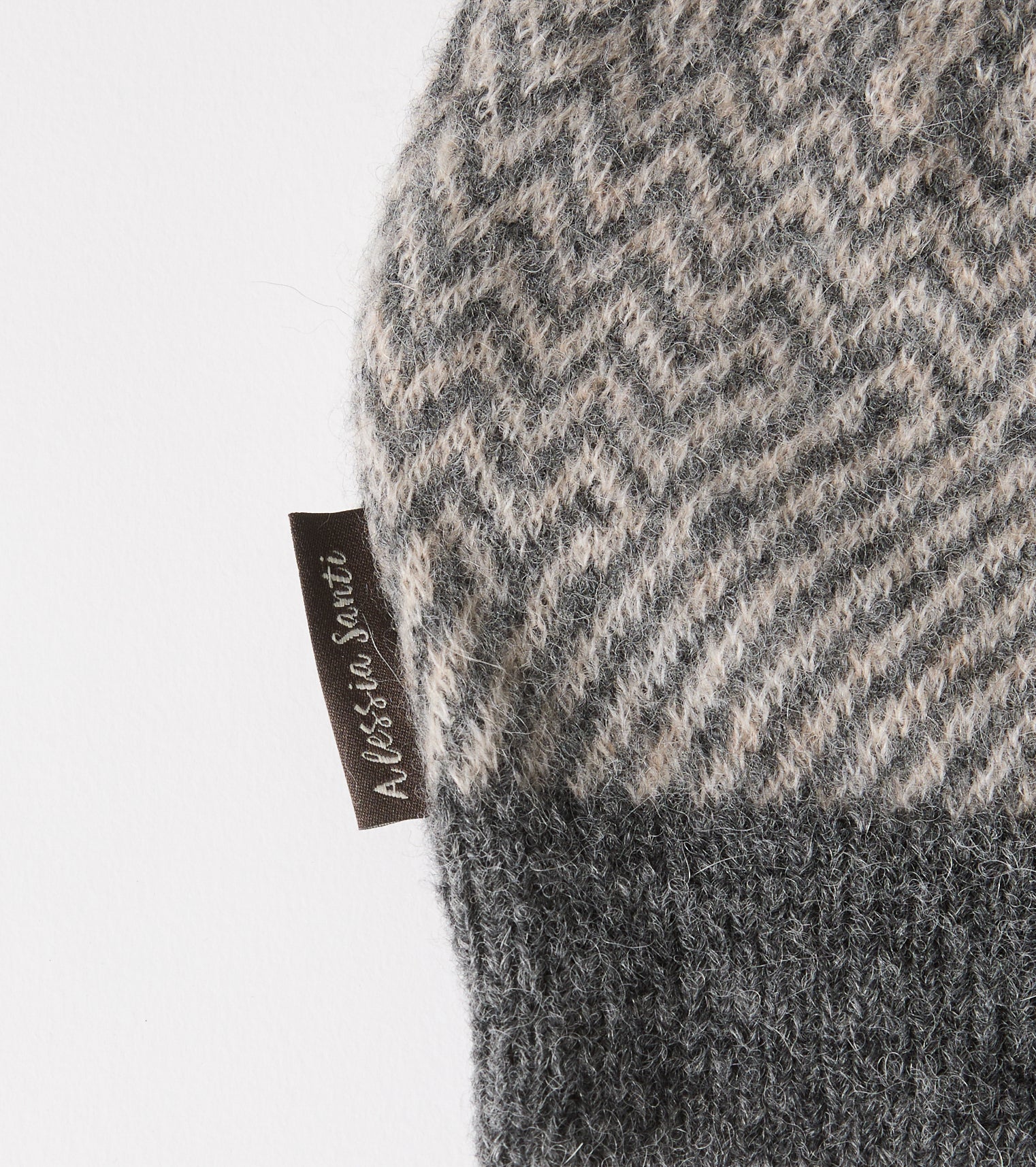 Gorro de mezcla de lana jacquard