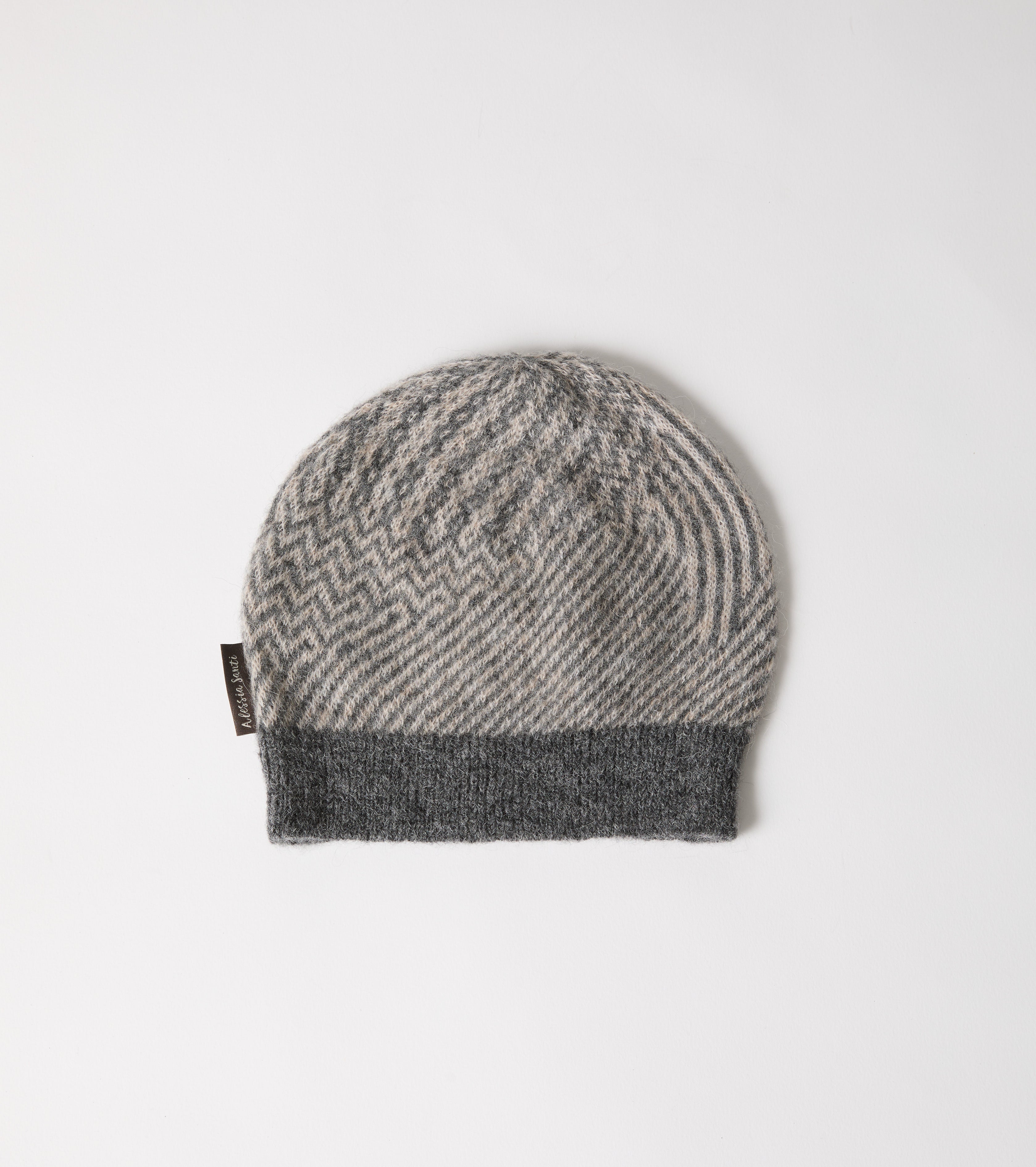 Gorro de mezcla de lana jacquard