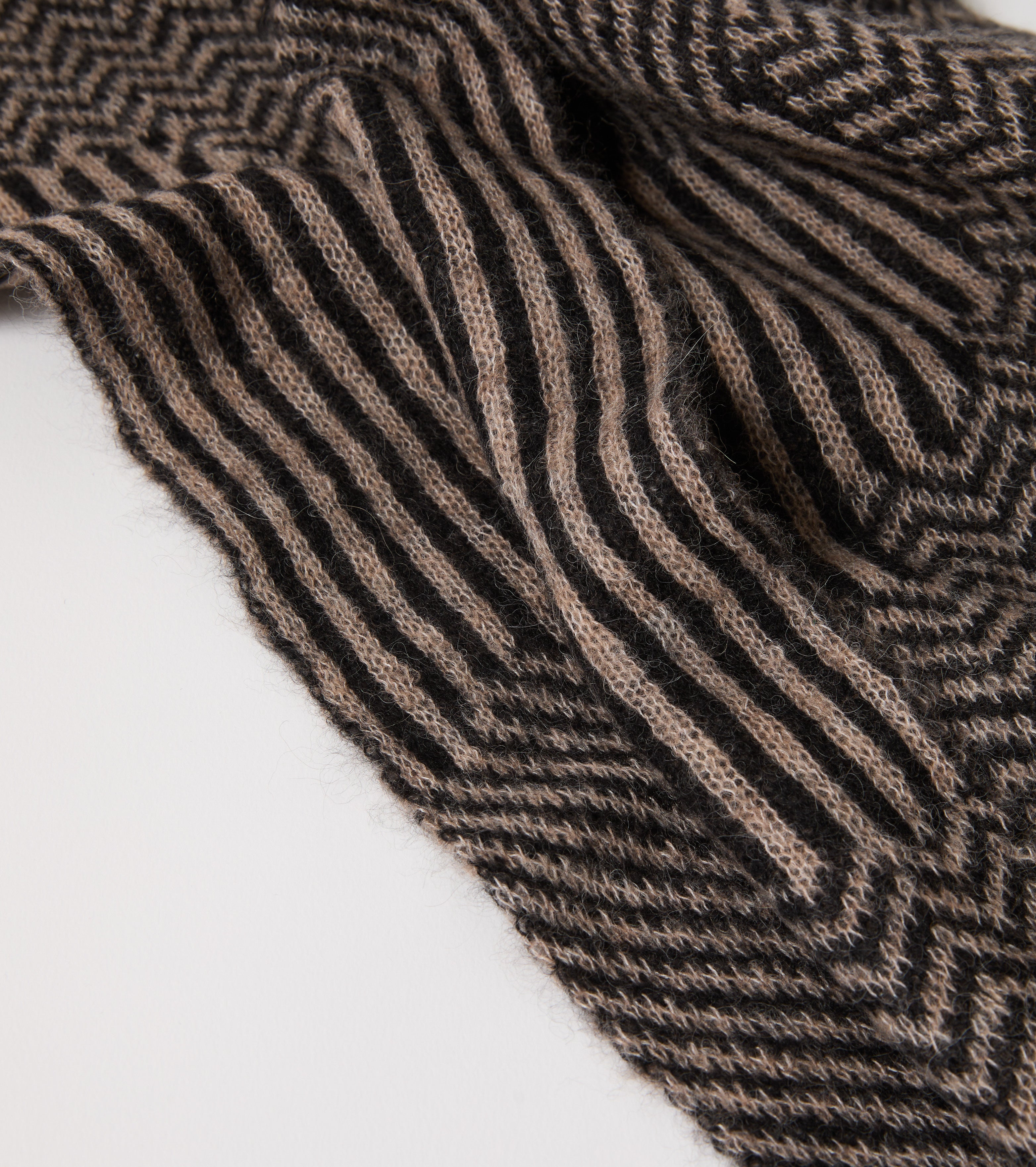 Sciarpa in misto lana jacquard